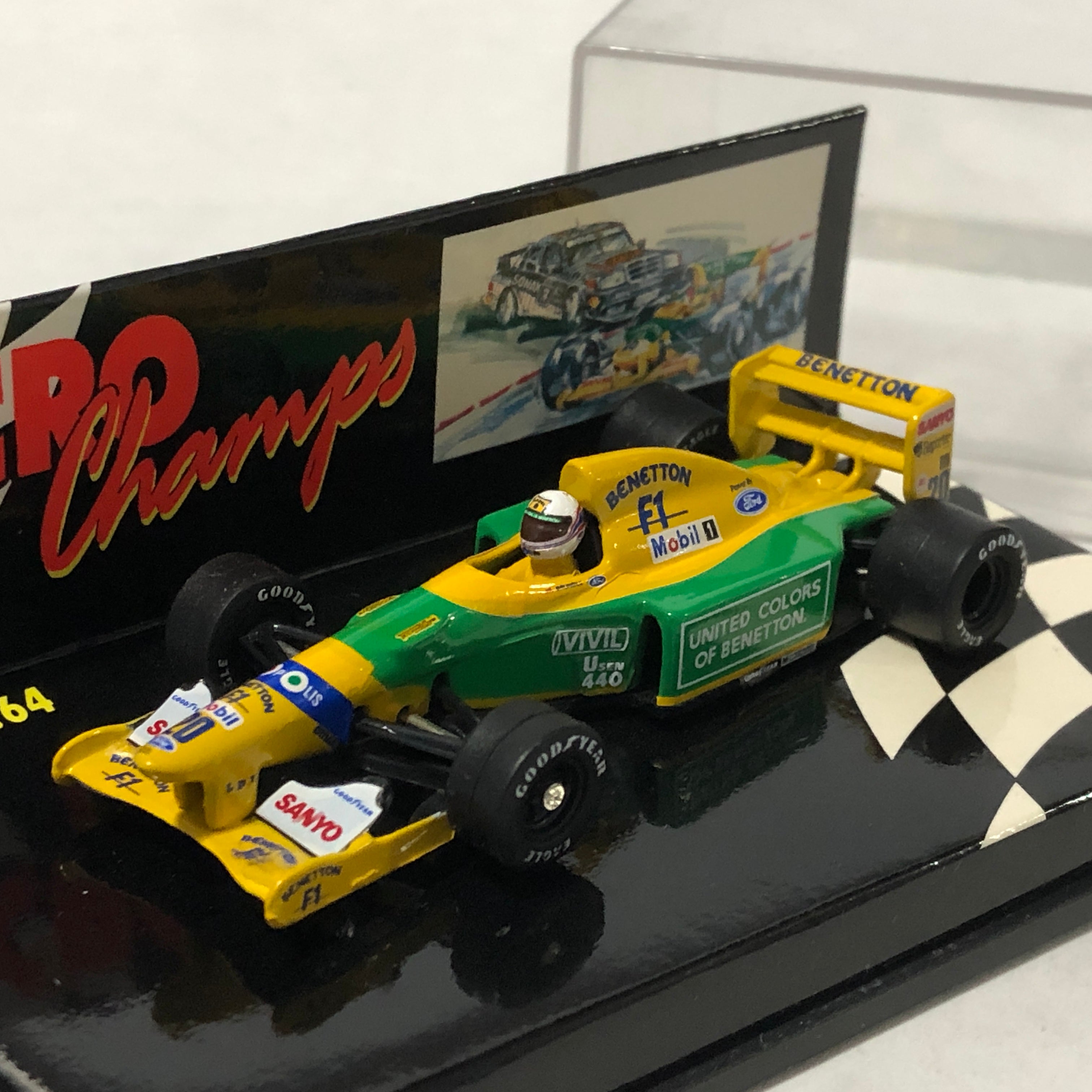 Benetton B192 F1 1992 N 20 Brundle by Microchamps 1:64 (MCH651301