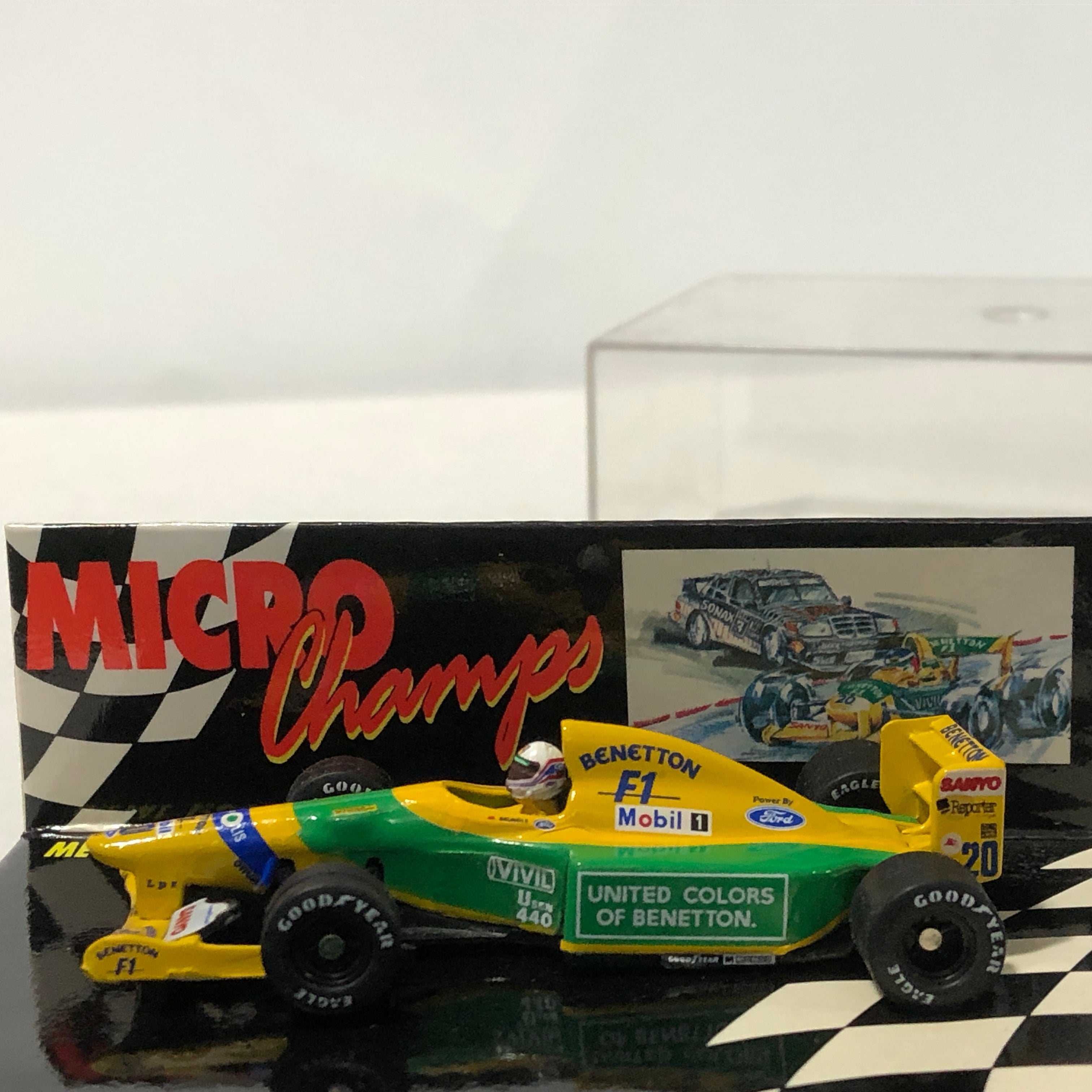 Benetton B192 F1 1992 N 20 Brundle by Microchamps 1:64 (MCH651301