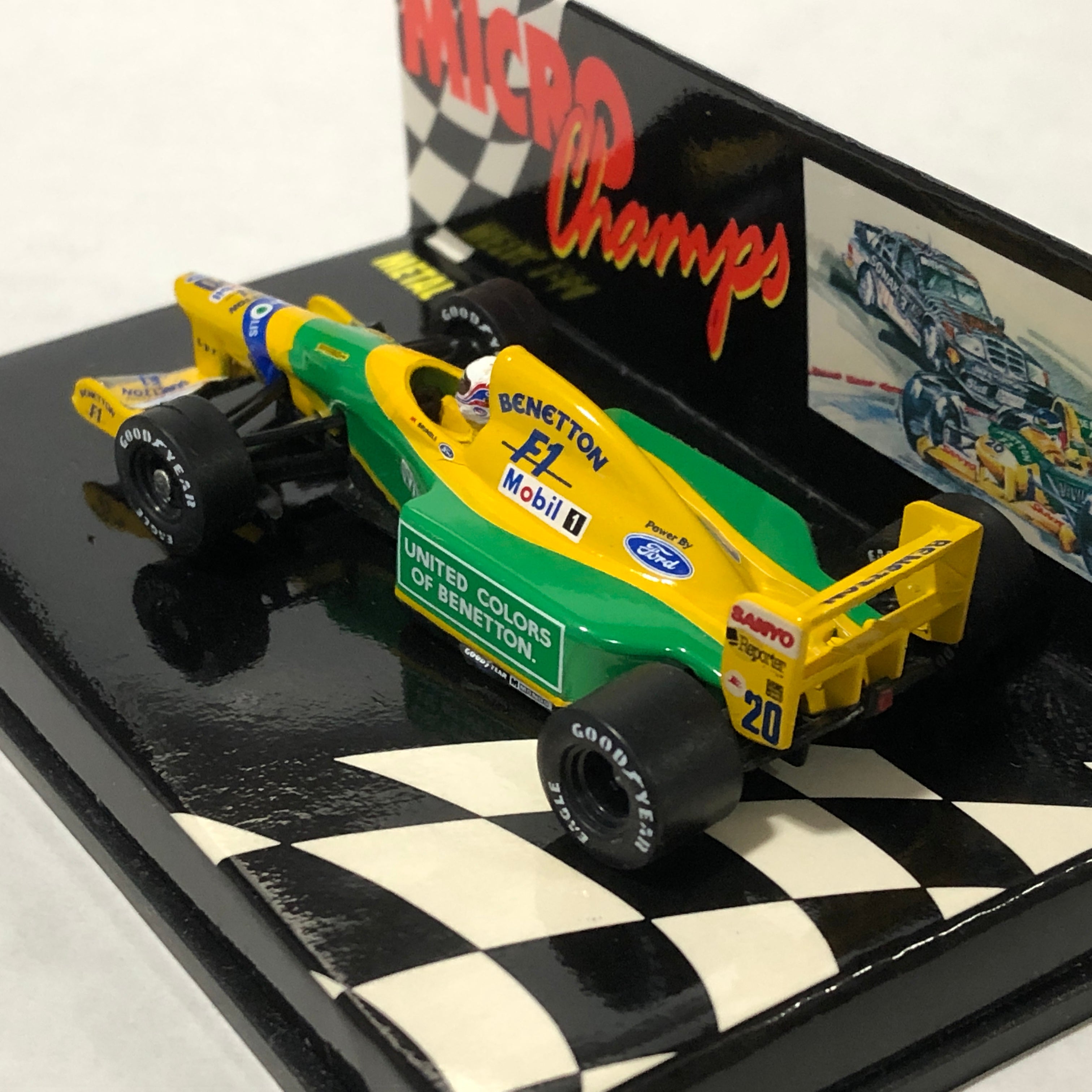 Benetton B192 F1 1992 N 20 Brundle by Microchamps 1:64 (MCH651301