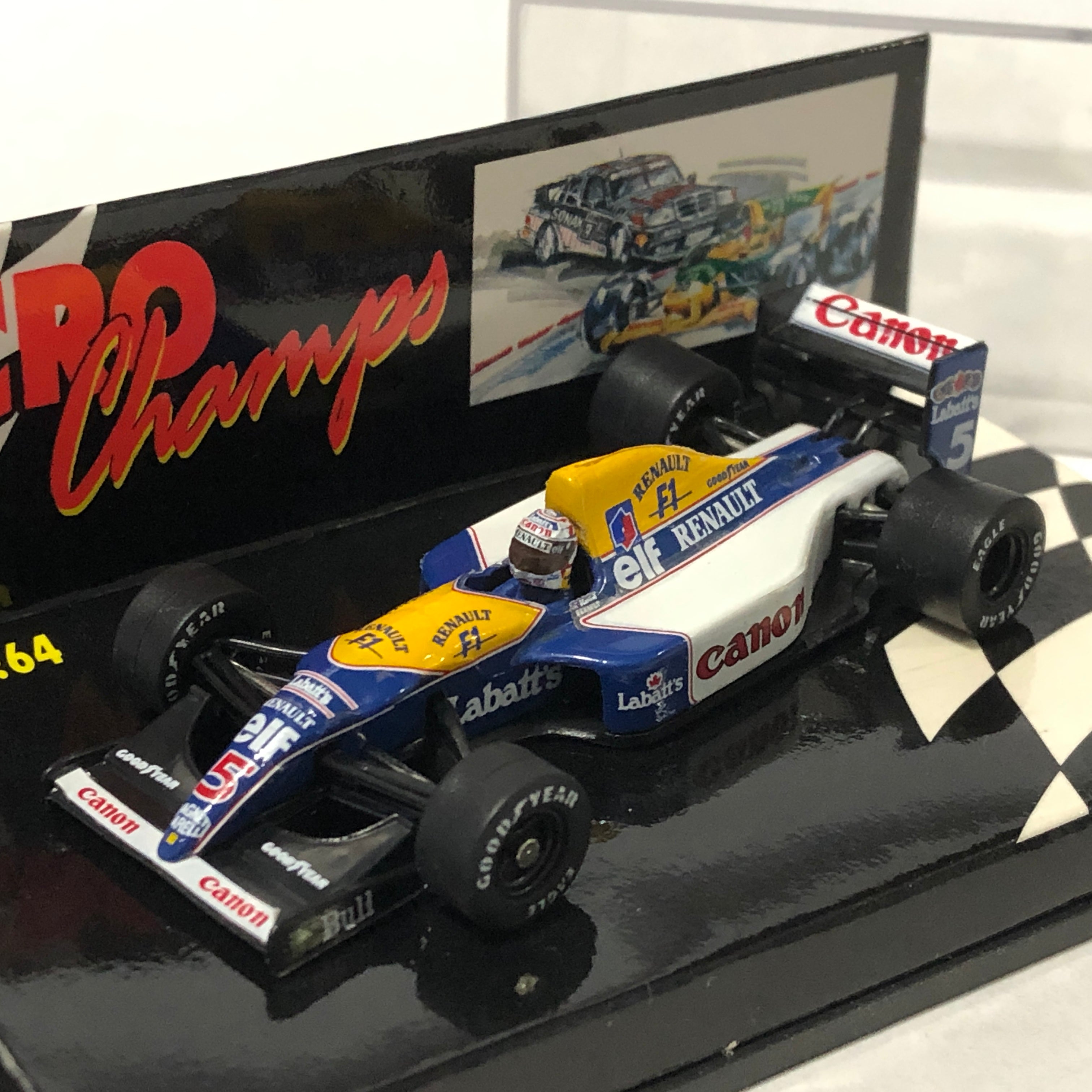Williams FW14 F1 1991 N 5 N Mansell by Microchamps 1:64 (MCH651302