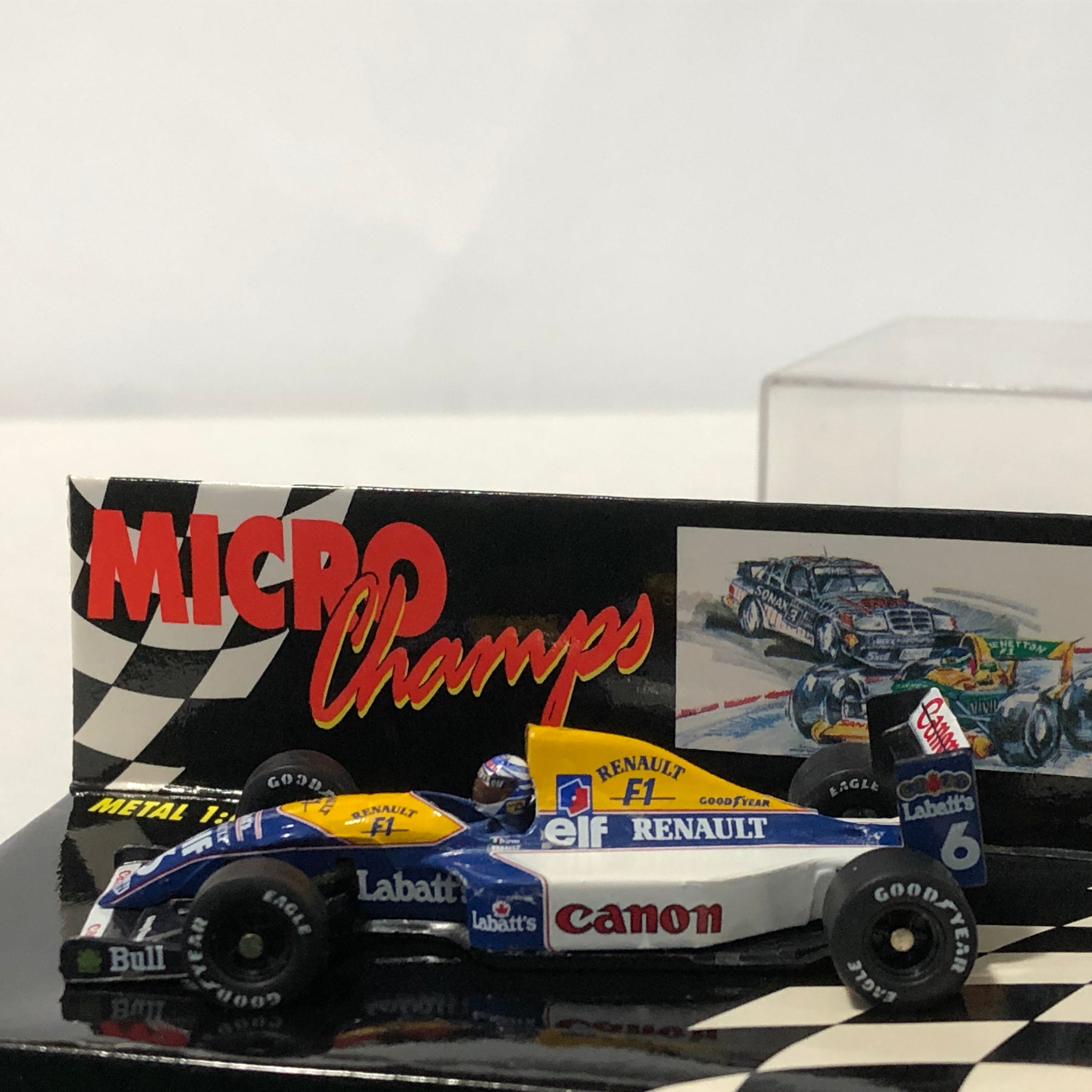 Williams FW14 F1 1991 N 6 R Patrese by Microchamps 1:64 (MCH651303