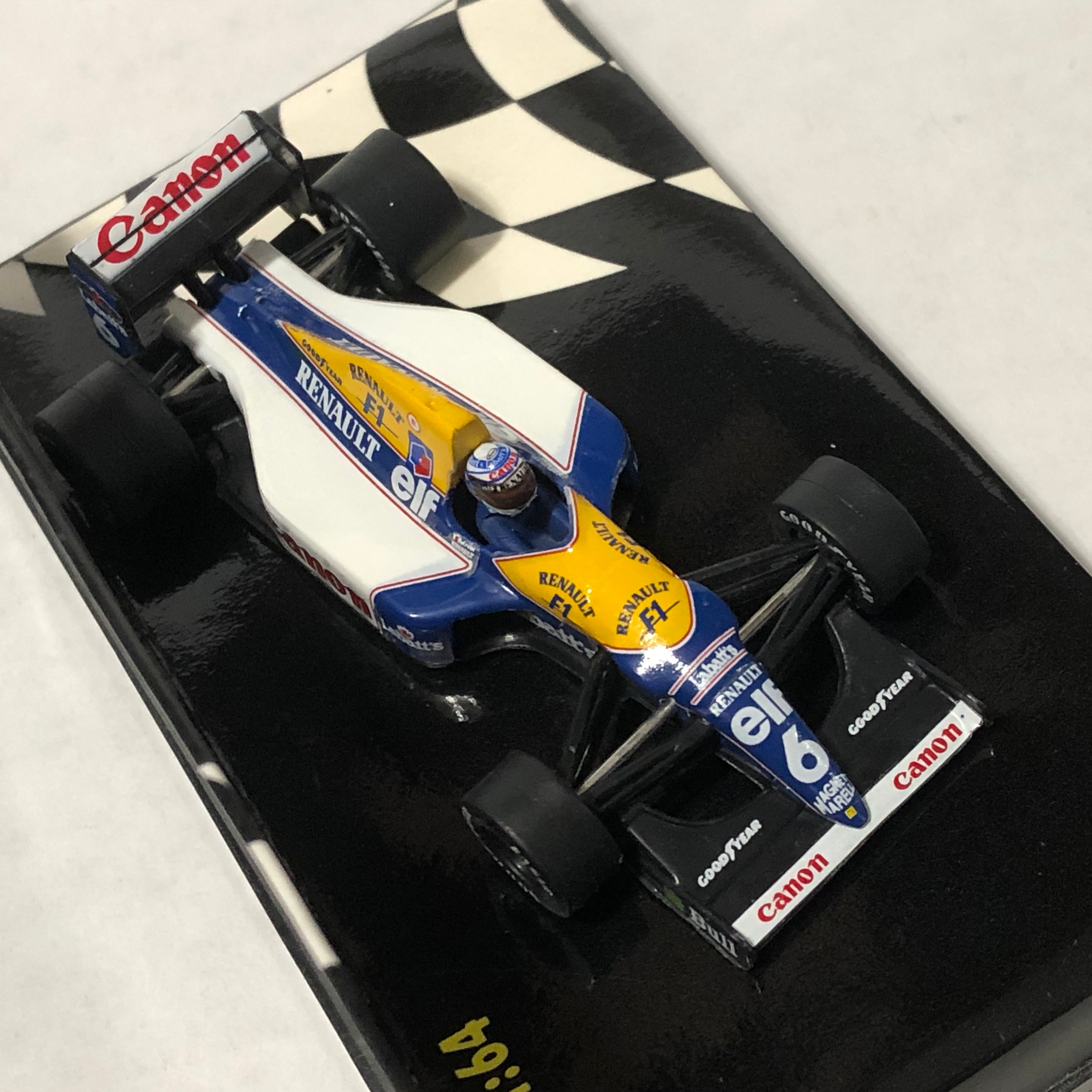 Williams FW14 F1 1991 N 6 R Patrese by Microchamps 1:64 (MCH651303