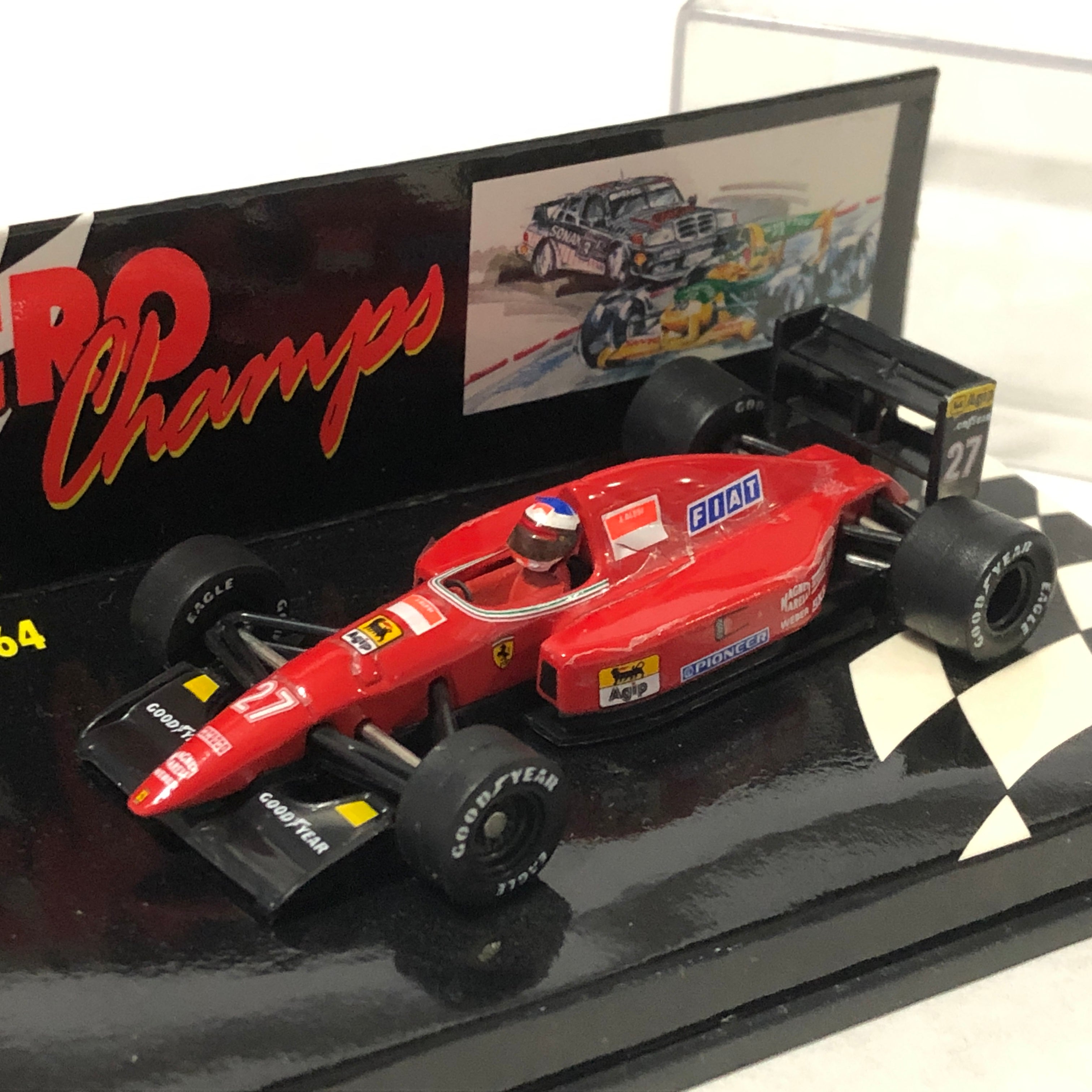 Ferrari F92 A F1 1992 N 27 J Alesi by Microchamps 1:64 (MCH651304