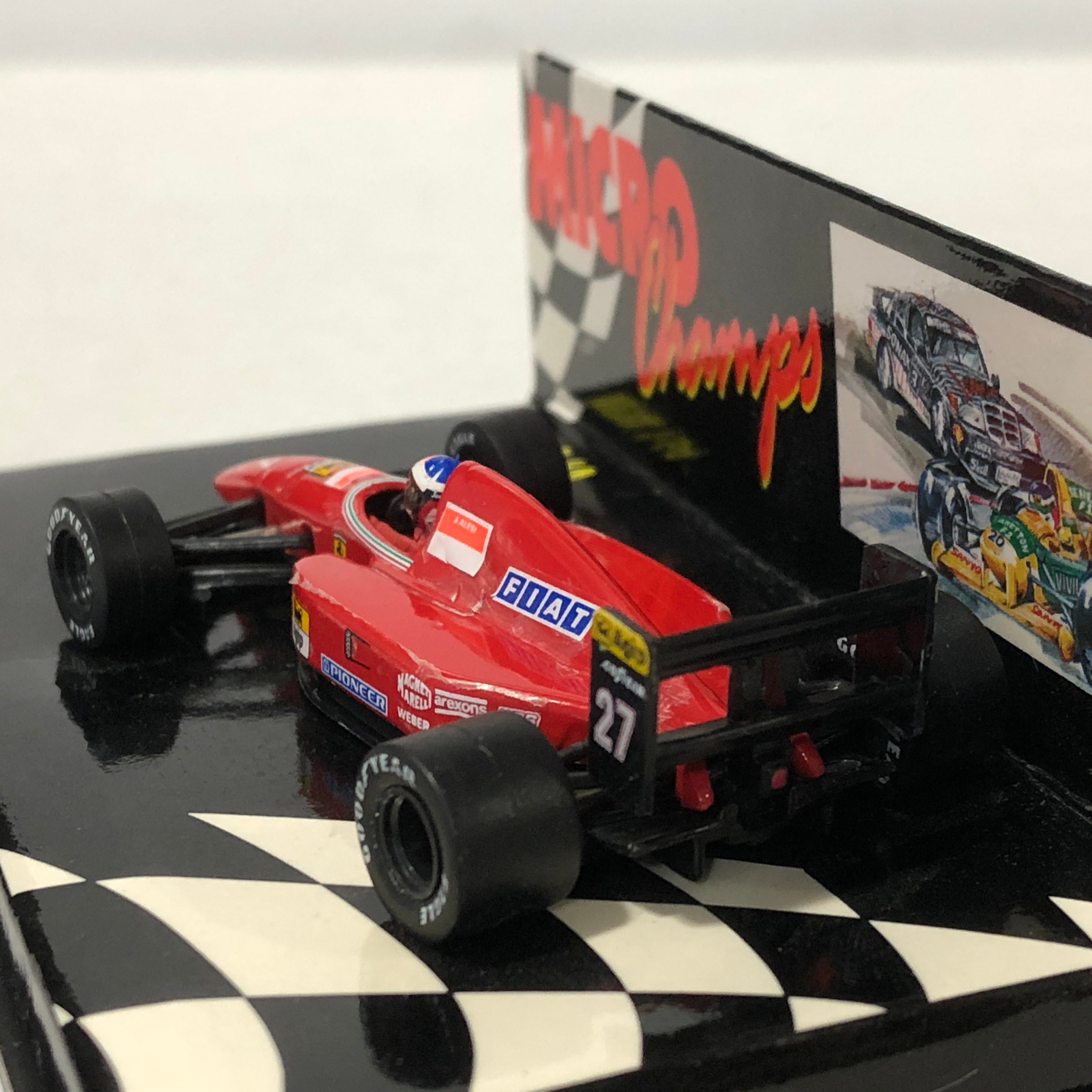 Ferrari F92 A F1 1992 N 27 J Alesi by Microchamps 1:64 (MCH651304