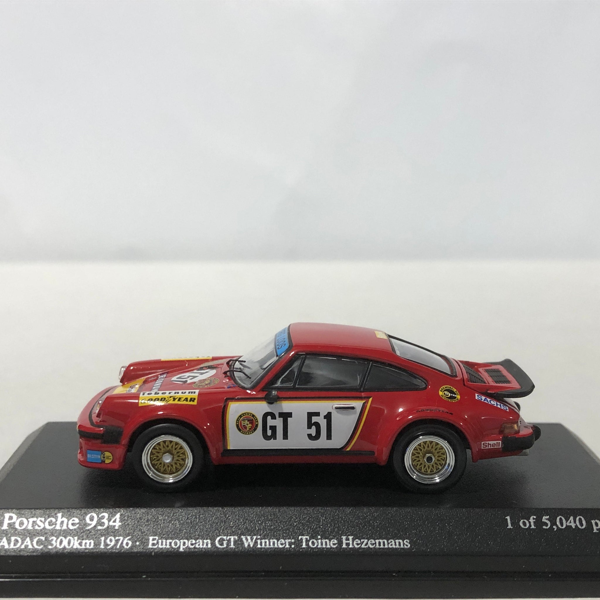 Porsche 934 1976 ADAC 300 Km N 51 by Minichamps 1:64 (640766451)(Ltd Ed)