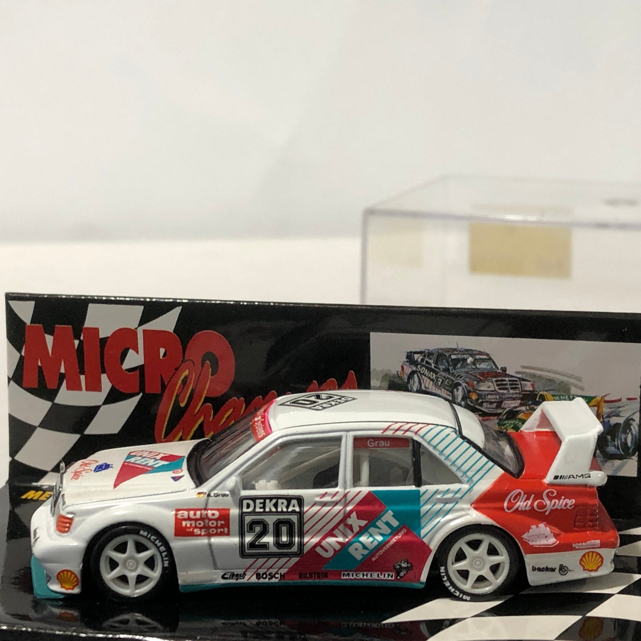 Mercedes-Benz 190E Evo 2 1993 N 20 Grau by Microchamps 1:64 (MCH933110)