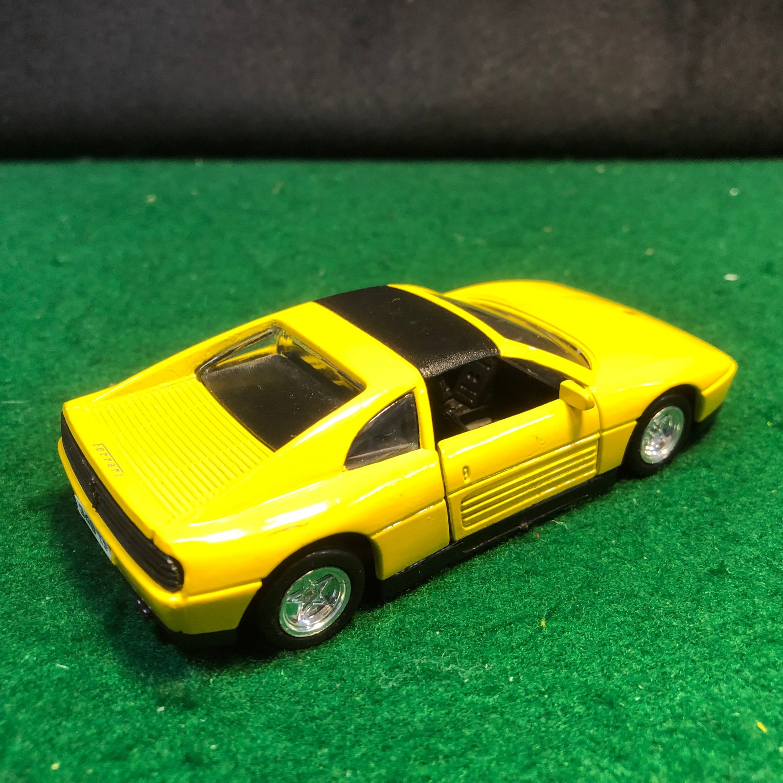 Ferrari 348ts Yellow Motorized by MC Toy 1:39 (No box)
