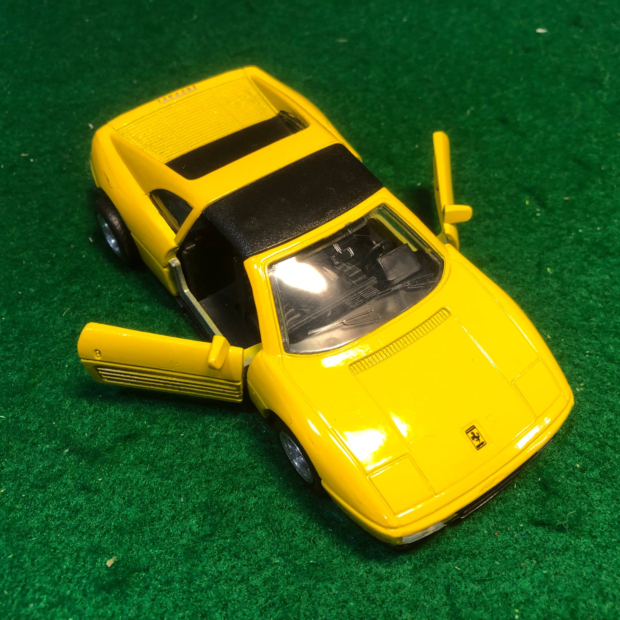 Ferrari 348ts Yellow Motorized by MC Toy 1:39 (No box)