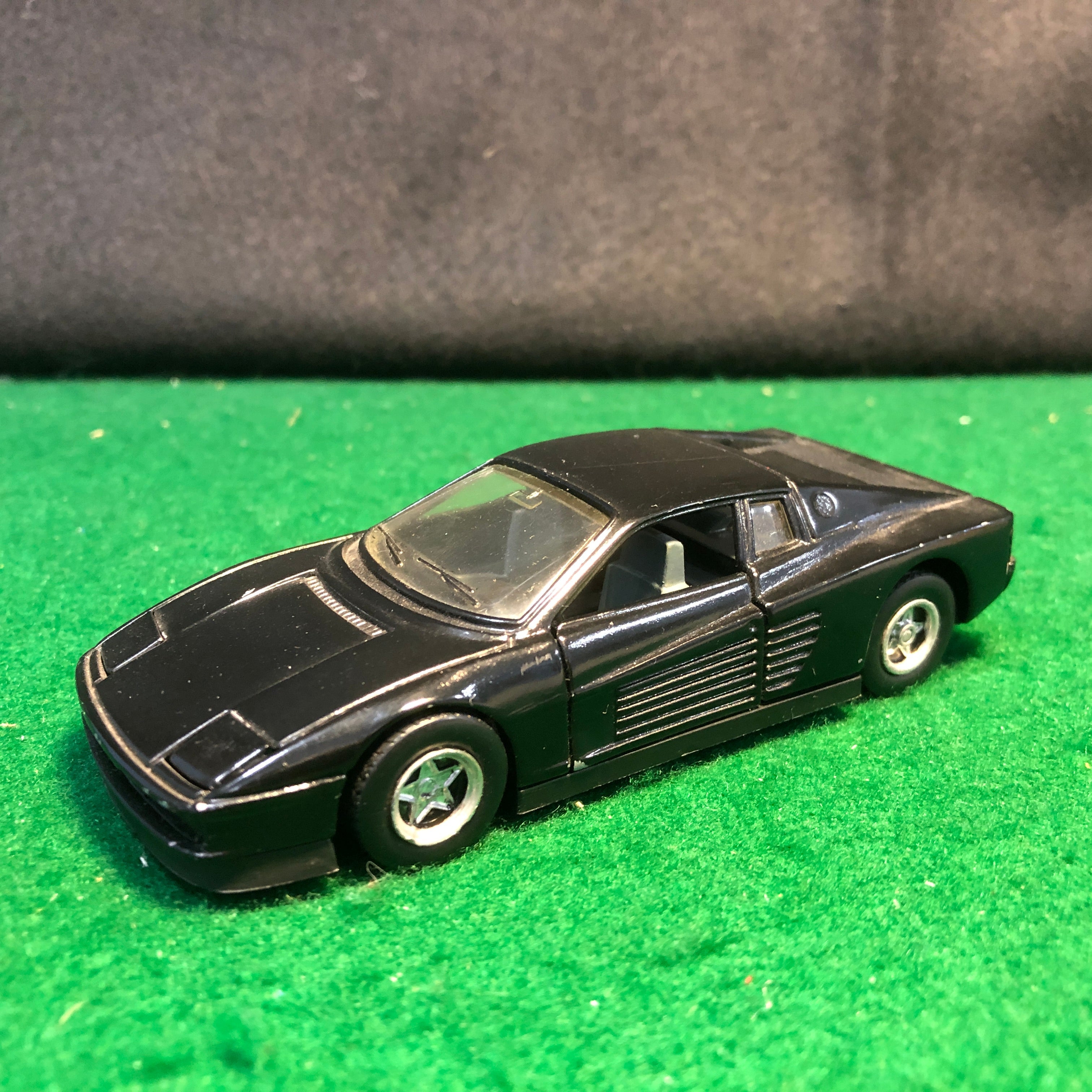 Ferrari Testarossa Black Motorized by MC Toy 1:39 (No box