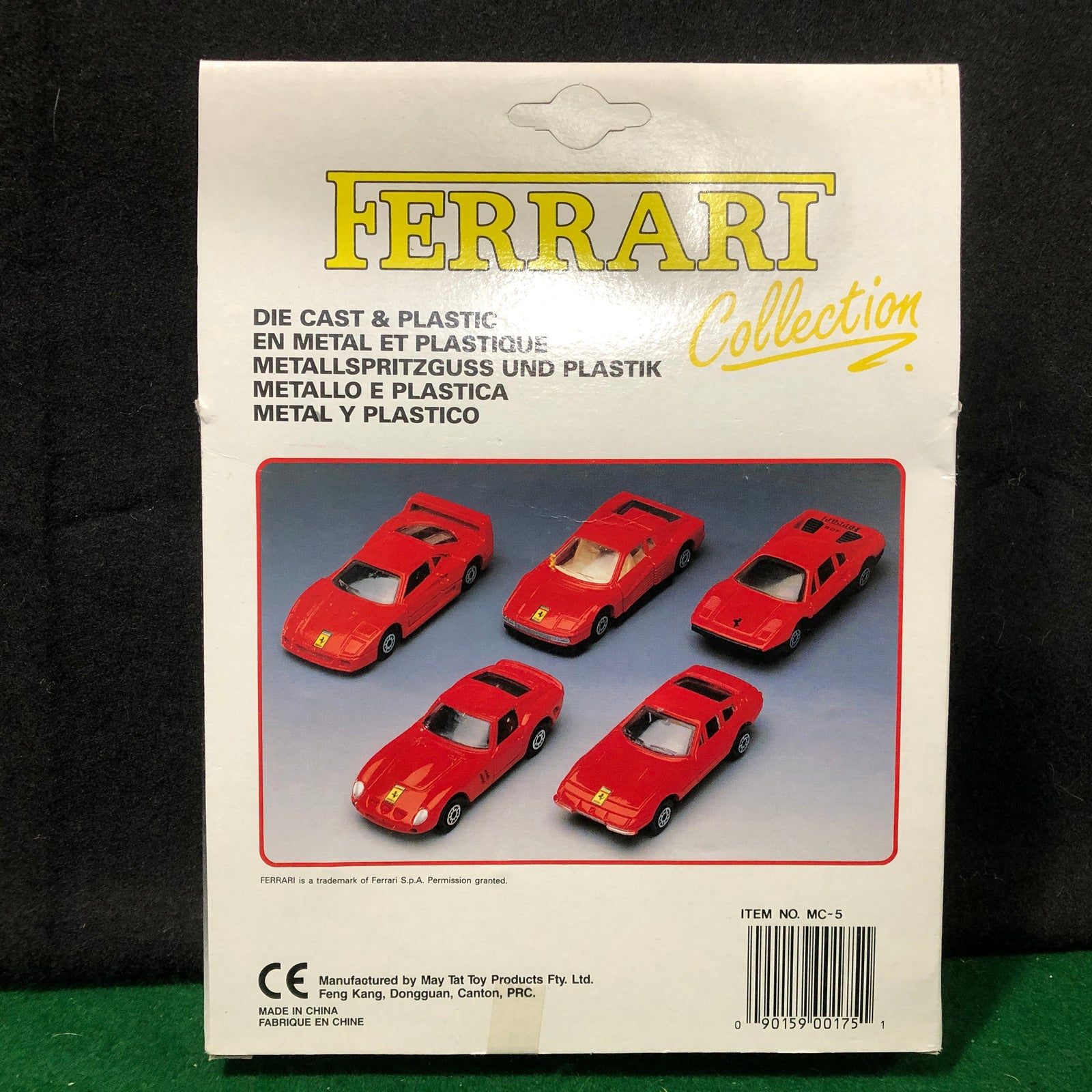 Ferrari 5 Car Gift Set by MC Toy 1:60 (MC-5)