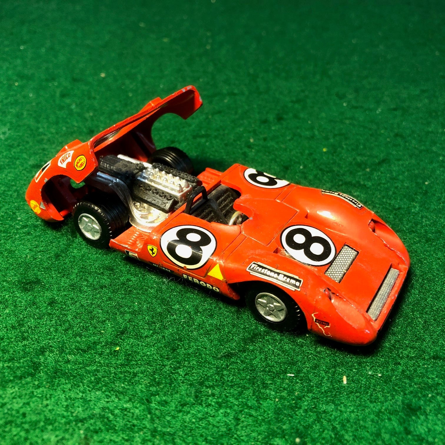 Ferrari 312 P N 8 Red by Mercury 1:43 (306)(No box)