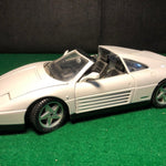 Ferrari 348 ts White by Mira 1:18 (6122)(No box)(Dmgd)