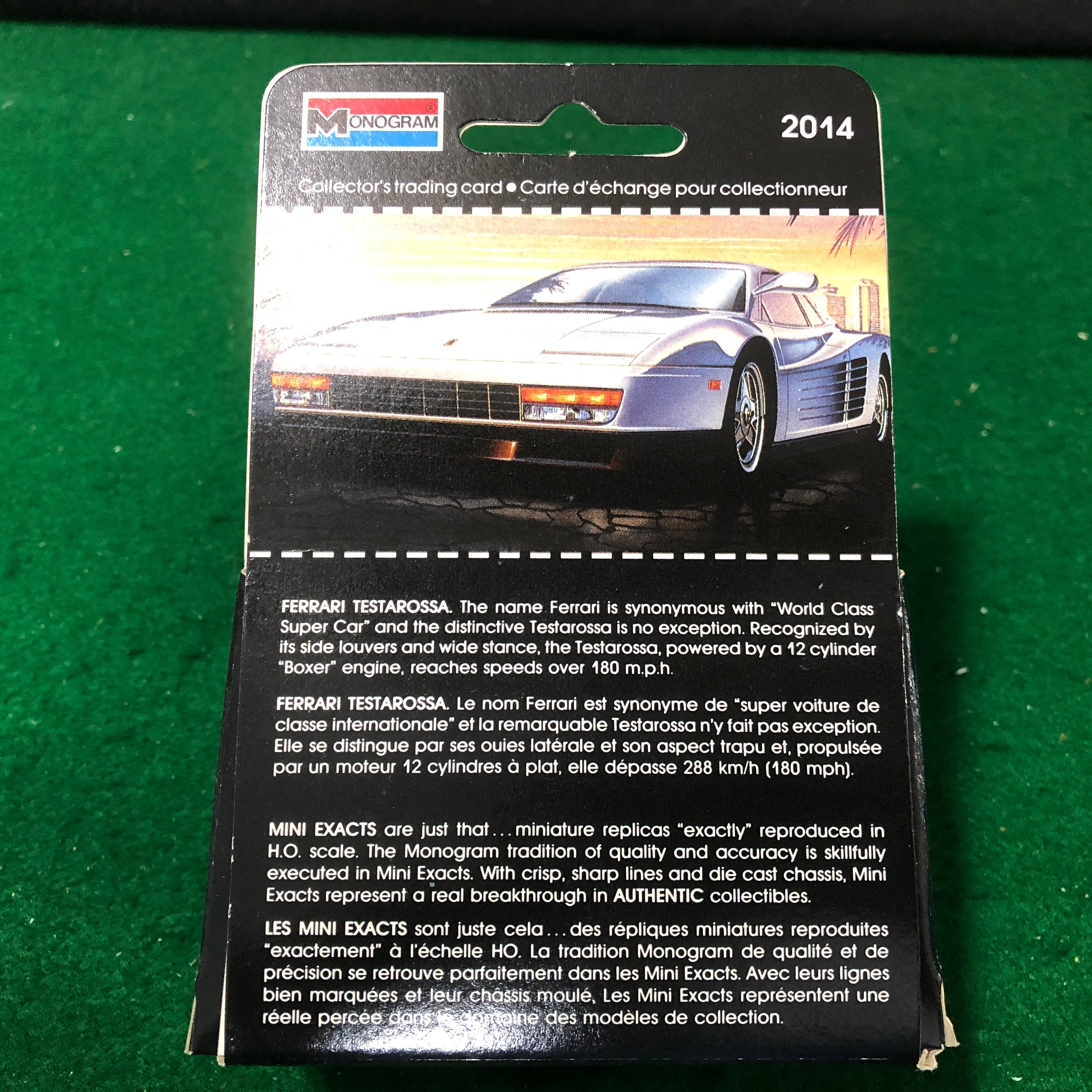 Ferrari Testarossa White by Monogram 1:87 HO (2014) - Petrolicious