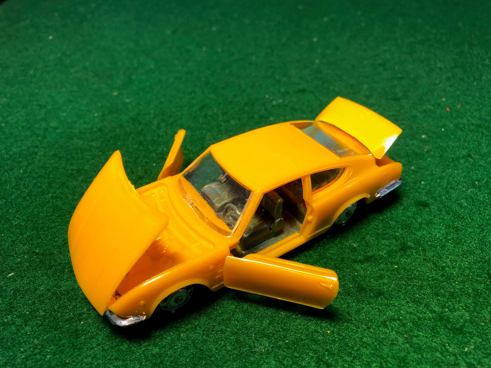 Fiat Dino Coupe Bertone Yellow by Norev 1:43 (163)(No box)