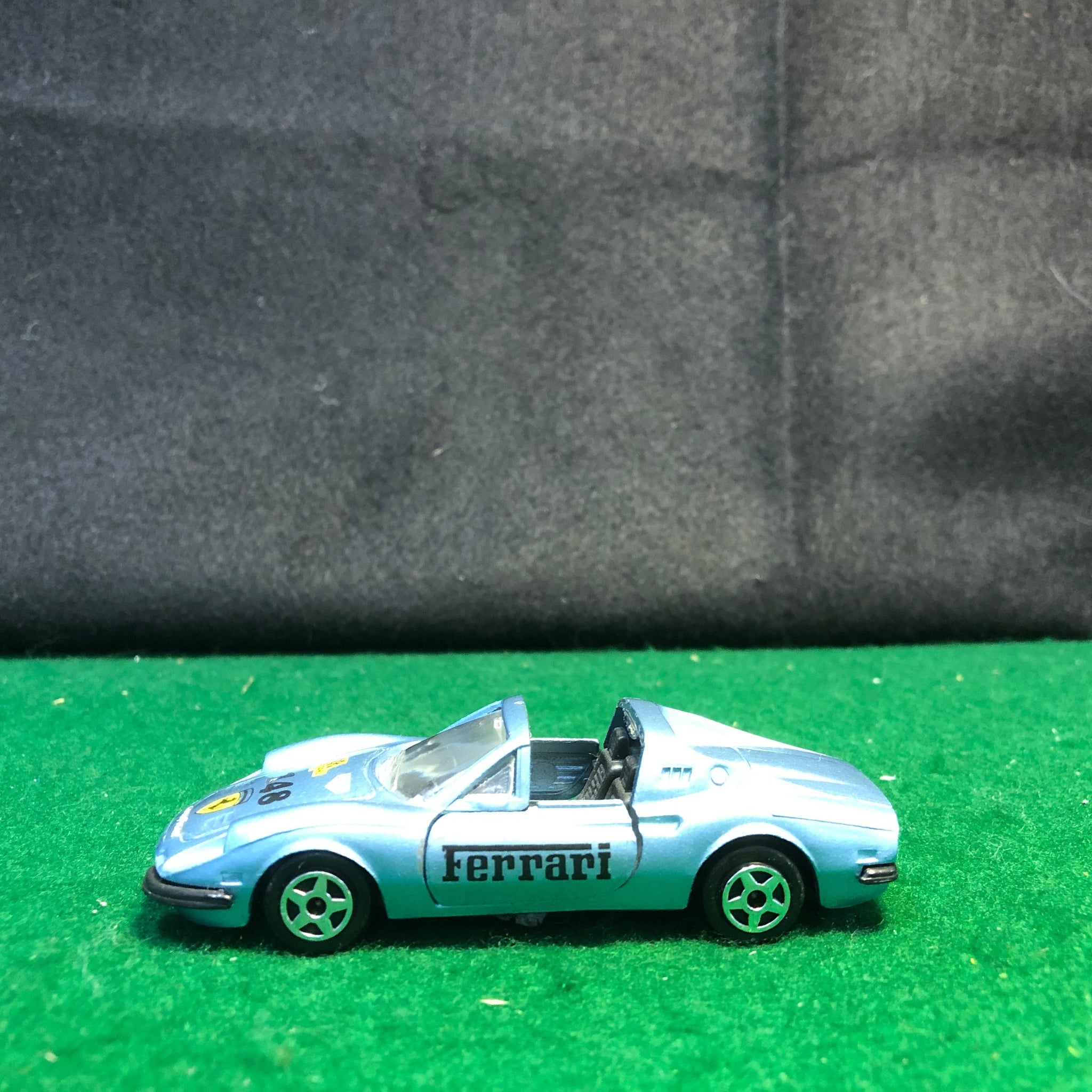 Ferrari 246 GTS Dino Blue N 148 by Norev 1:43 (800)(No box)