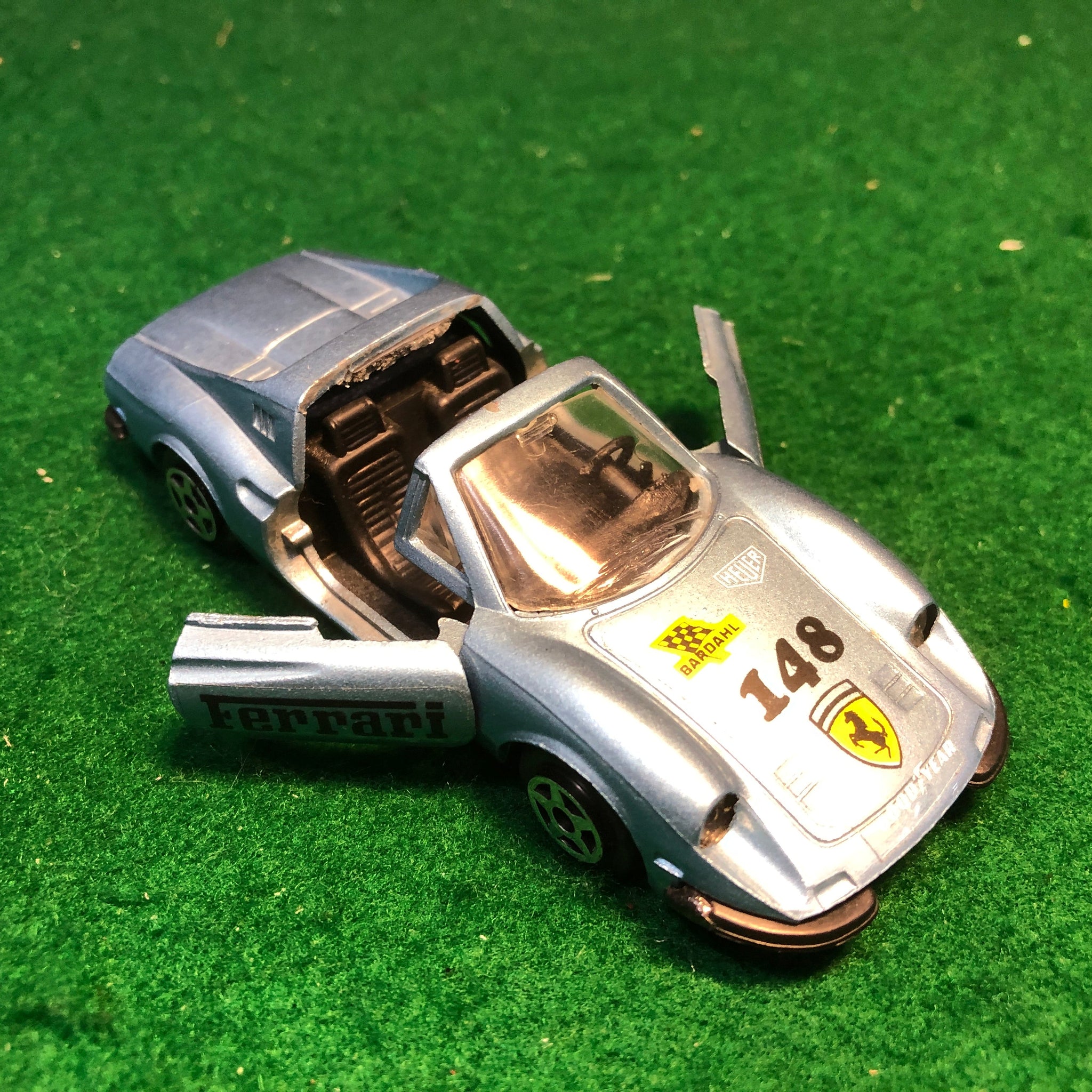 Ferrari 246 GTS Dino Blue N 148 by Norev 1:43 (800)(No box)
