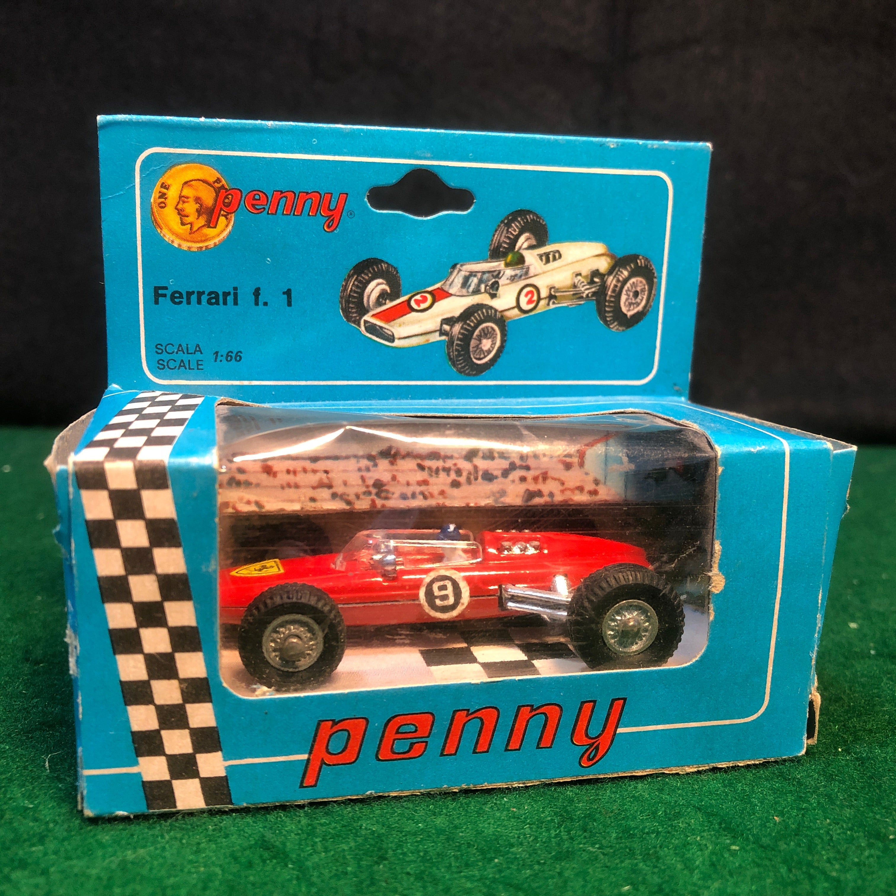 pennyフェラーリF.1 ヴィンテージモデル Ferrari F1 N 9 by Penny 1:66 (N04) - Default Title - Petrolicious