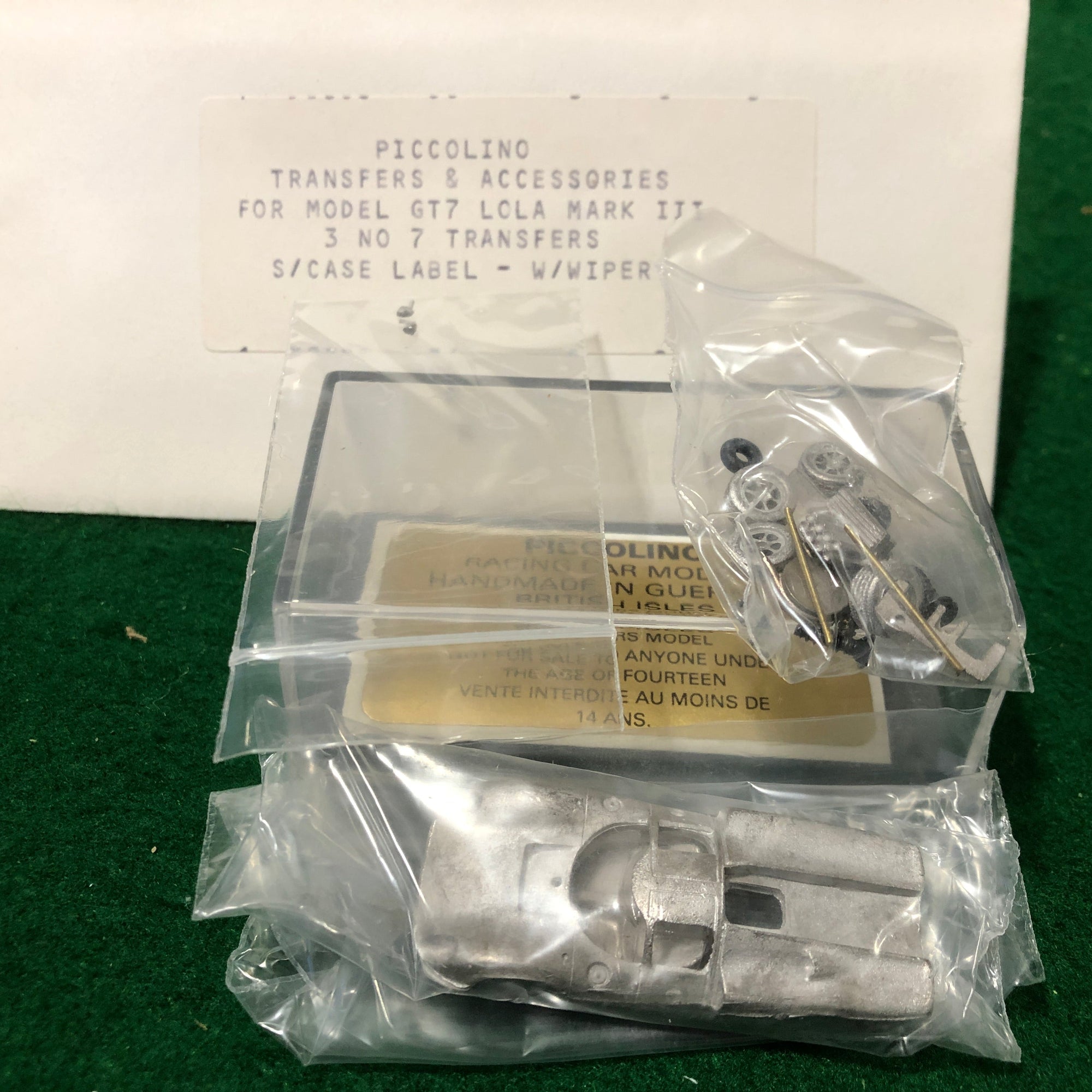 Lola T70  N 7 1967 Kit by Bellini Piccolino 1:76 (GT7/K)(w/Decals)