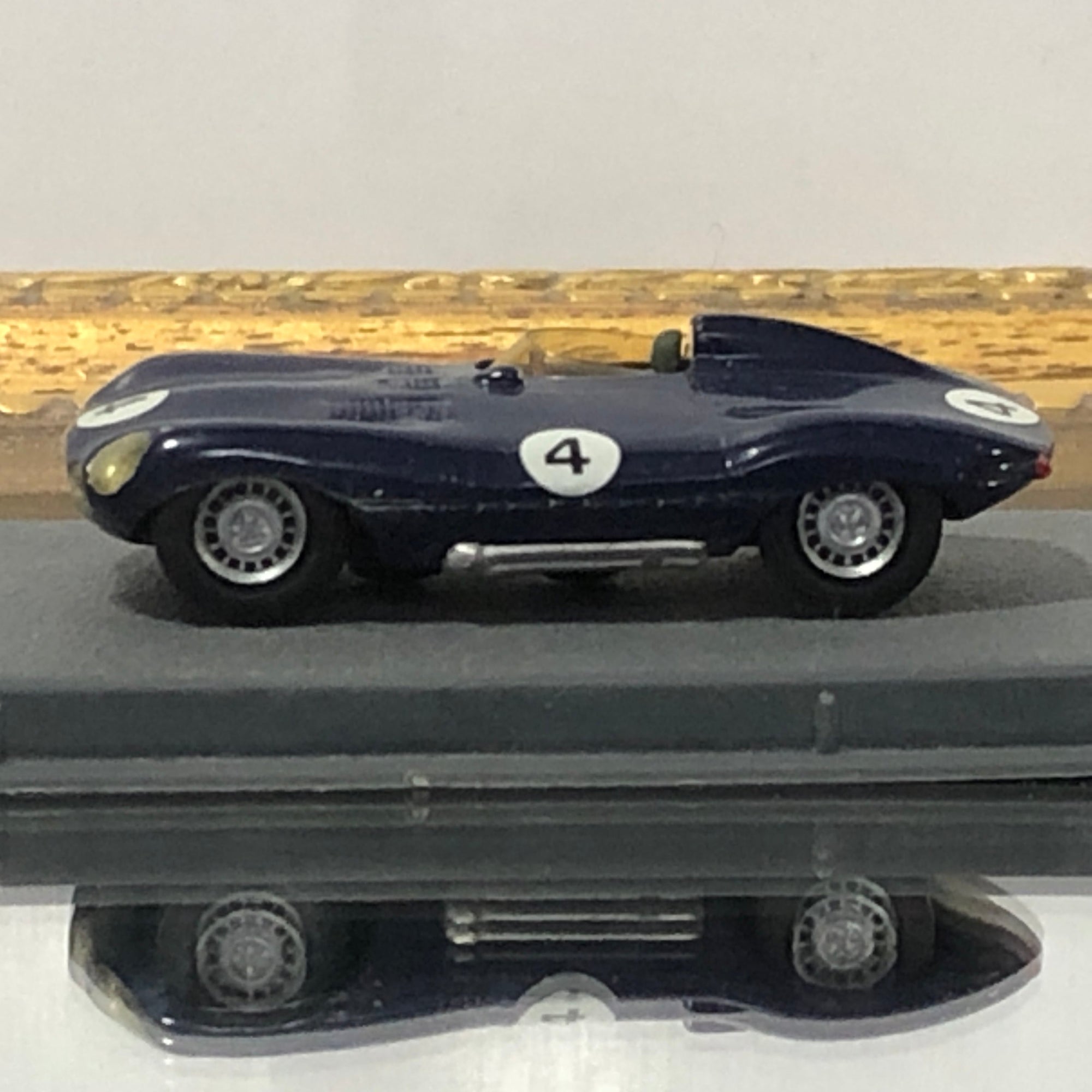 Jaguar D Type Short Nose N 4 Dark Blue 1954 by Bellini Piccolino 1:76 (HSC4)(No box)