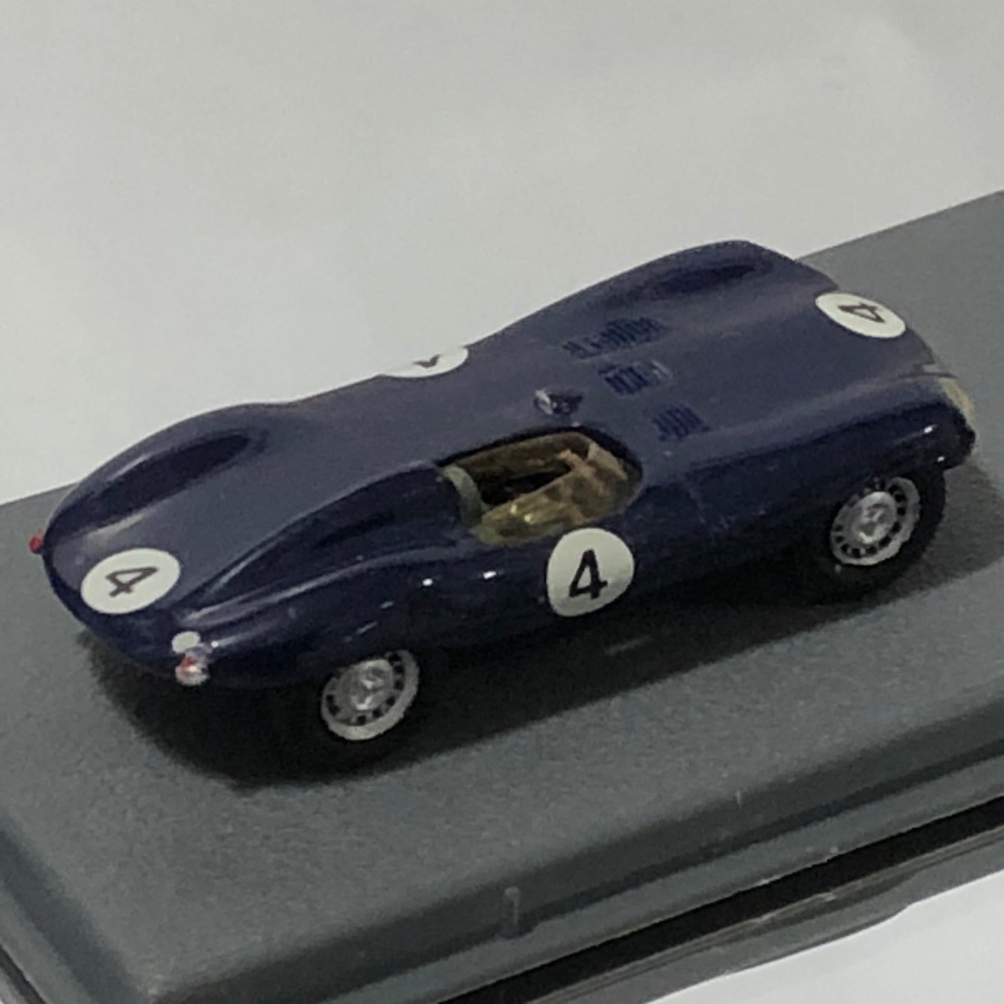 Jaguar D Type Short Nose N 4 Dark Blue 1954 by Bellini Piccolino 1:76 (HSC4)(No box)