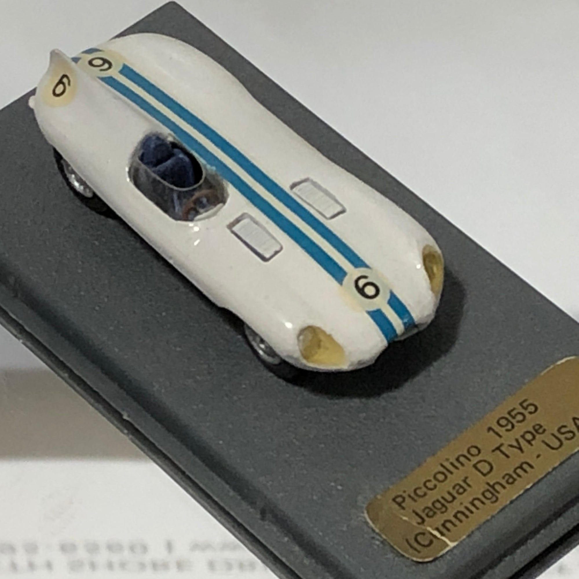 Jaguar D Type Cunningham N 6 1955 by Bellini Piccolino 1:76 (A)(HSC6)(No box)
