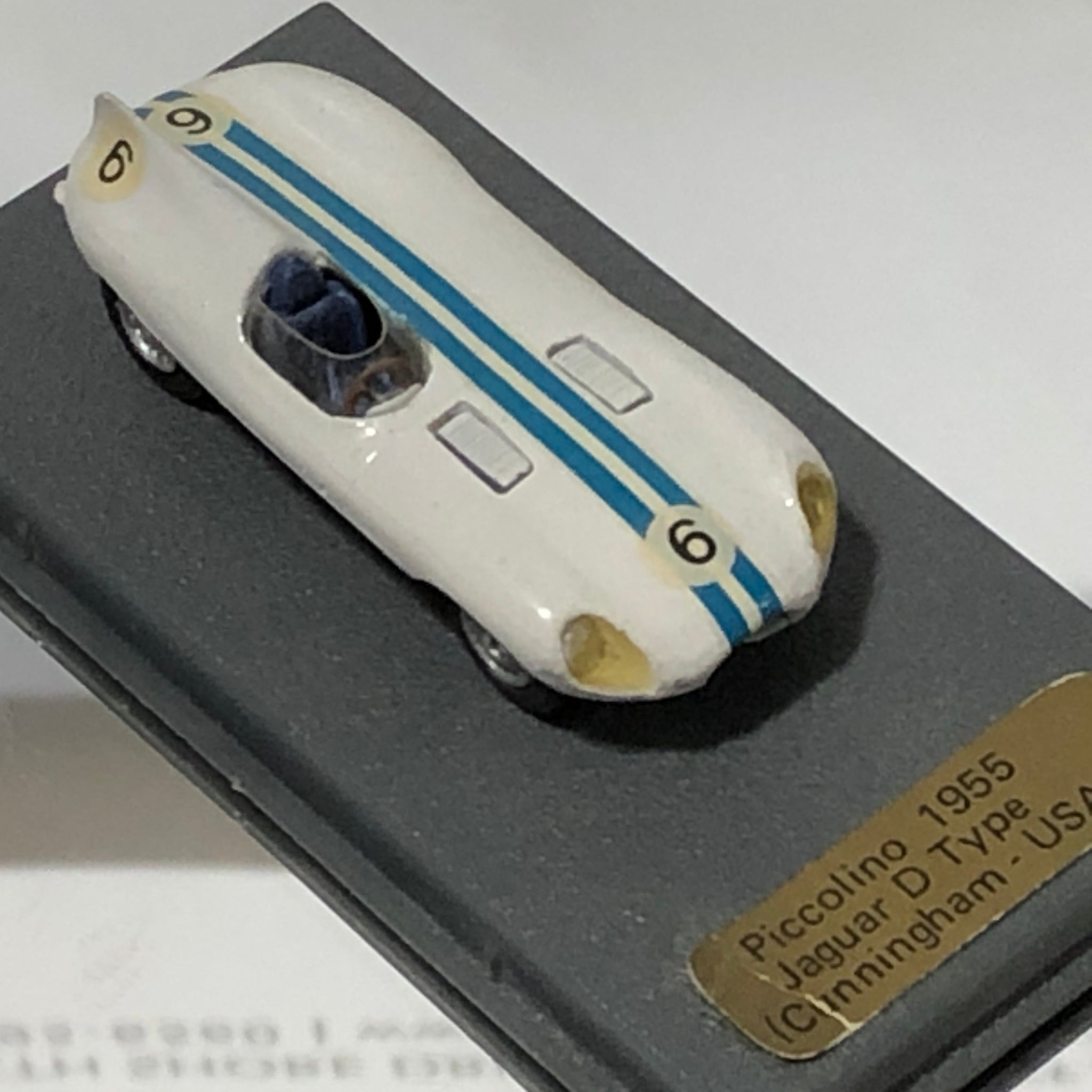 Jaguar D Type Cunningham N 6 1955 by Bellini Piccolino 1:76 (A)(HSC6)(No box)
