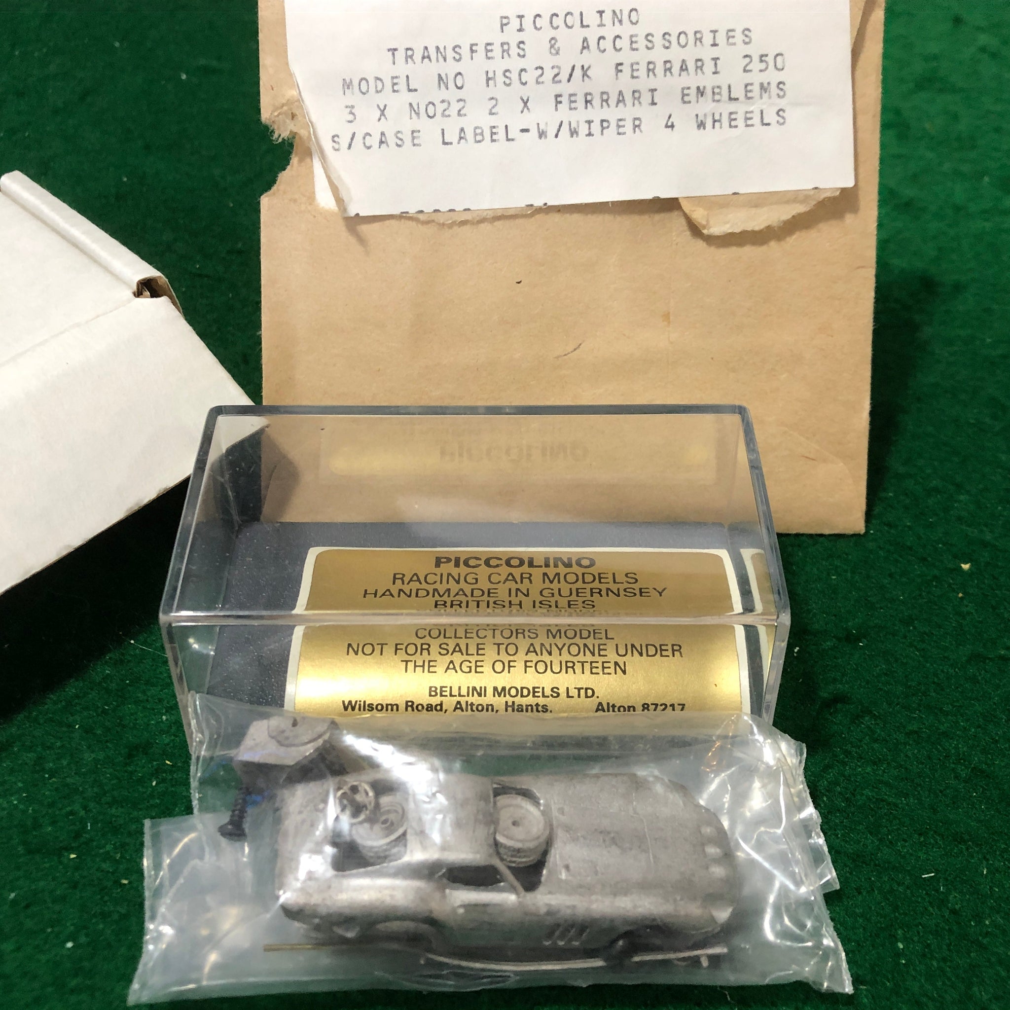 Ferrari 250 GTO N 22 1962 Kit by Bellini Piccolino 1:76 (HSC22/K)(w/Decals)