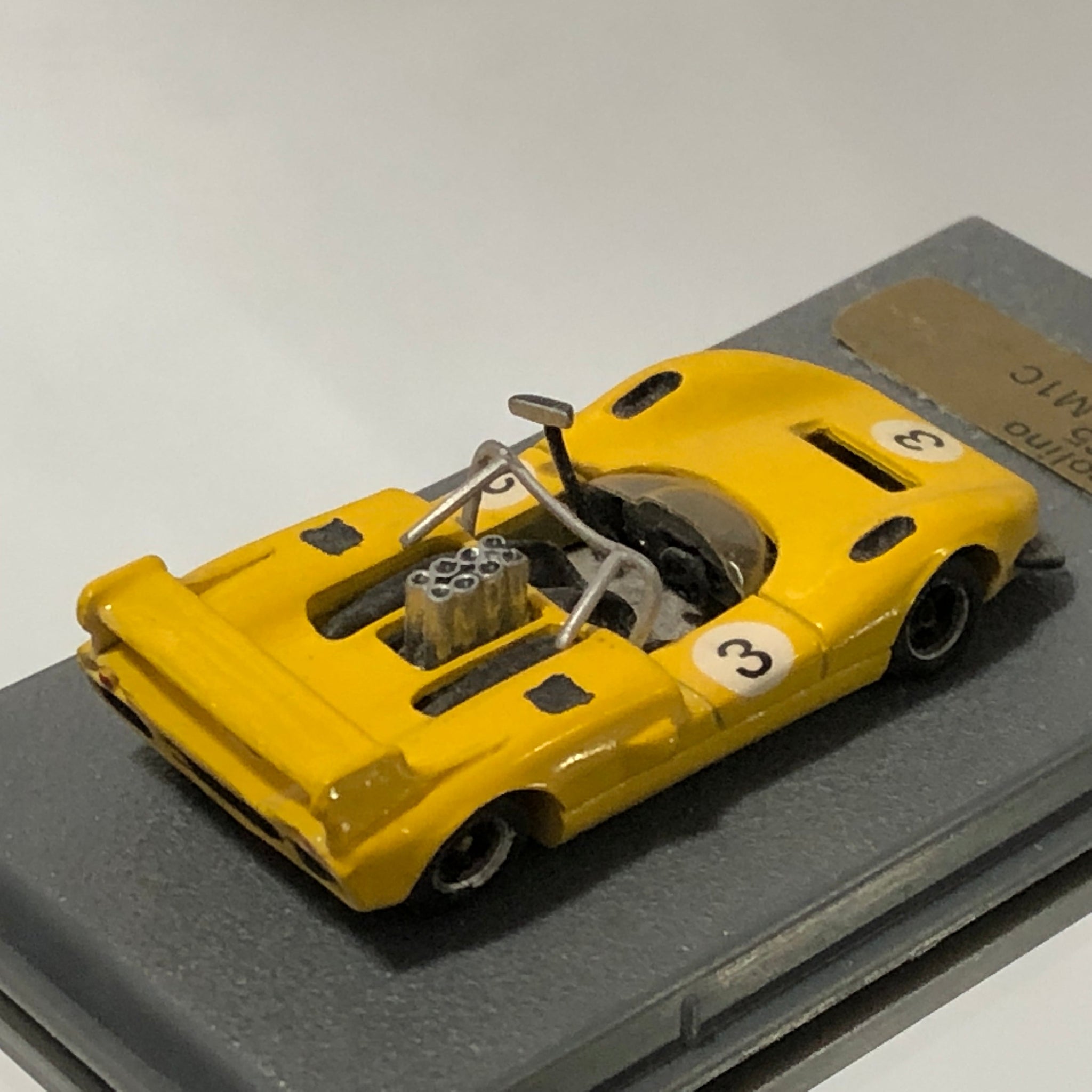 McLaren M1C N 3 Yellow 1965  by Bellini Piccolino 1:76 (/F)(No box)