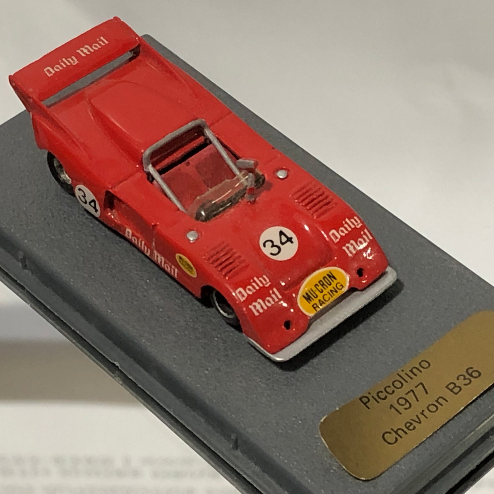 Chevron B36 N 34 1977 by Bellini Piccolino 1:76 (/F)(No box)