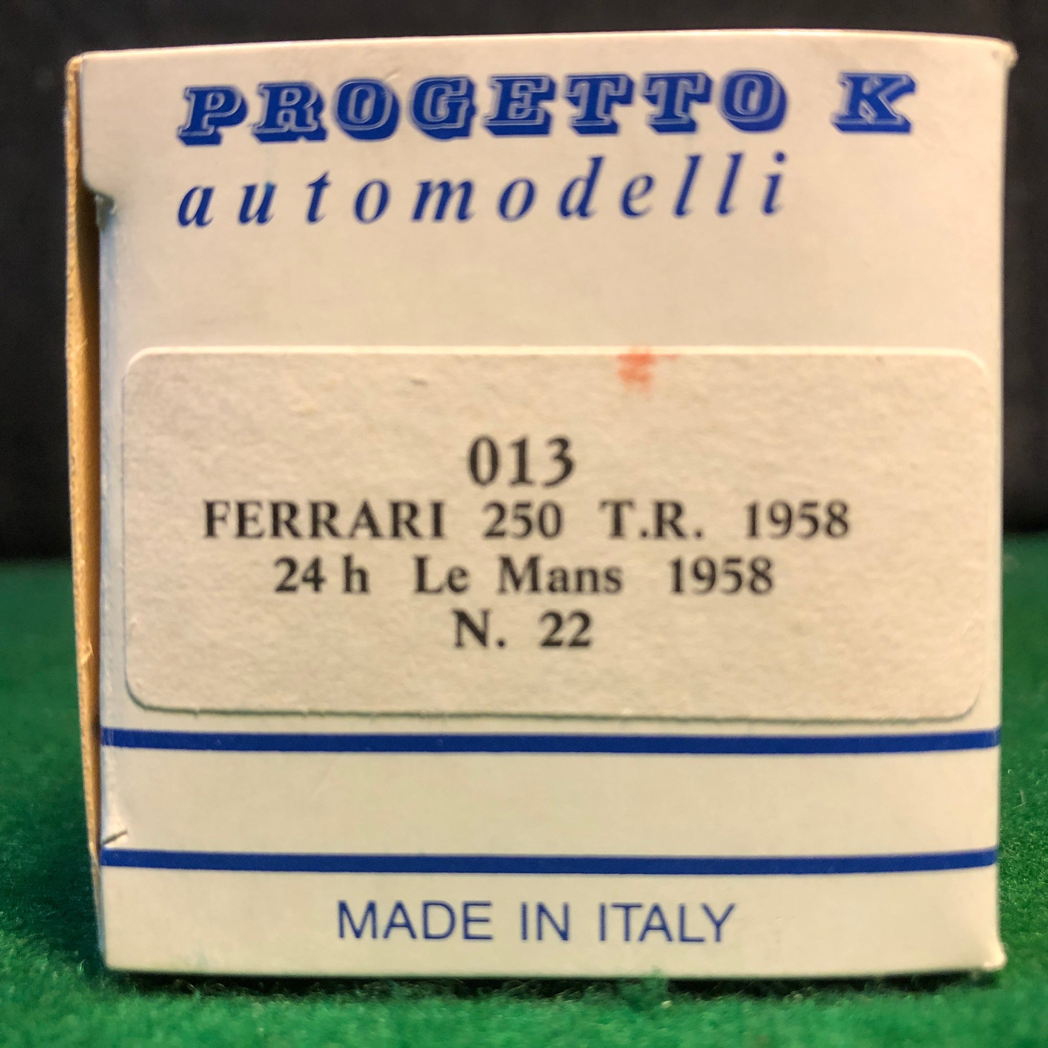 Ferrari 250 TR N 22 Le Mans 1958 by Progetto K 1:43 (PK013)