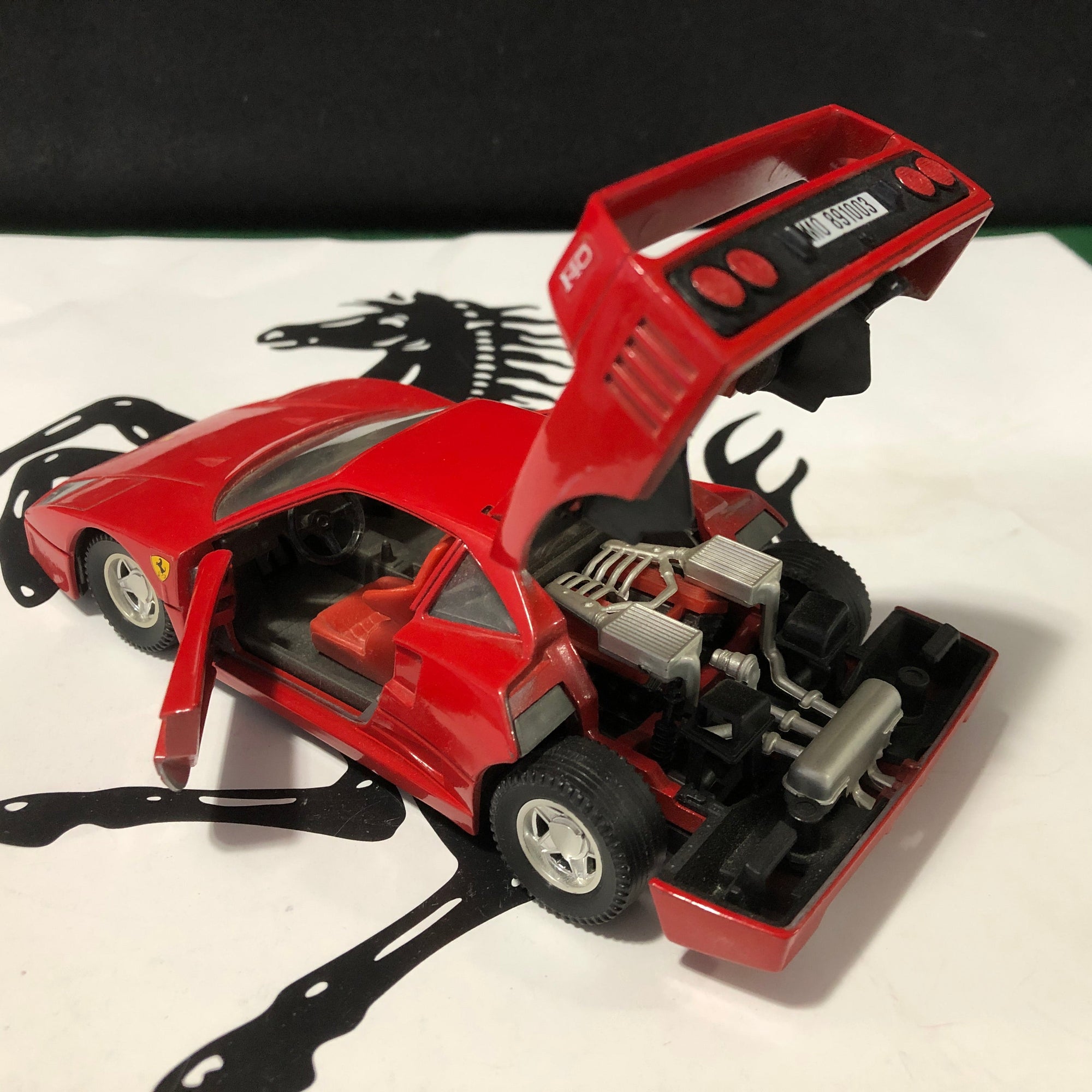 Ferrari F40 Red by Tonka - Polistil 1:25 (02226)(No box)