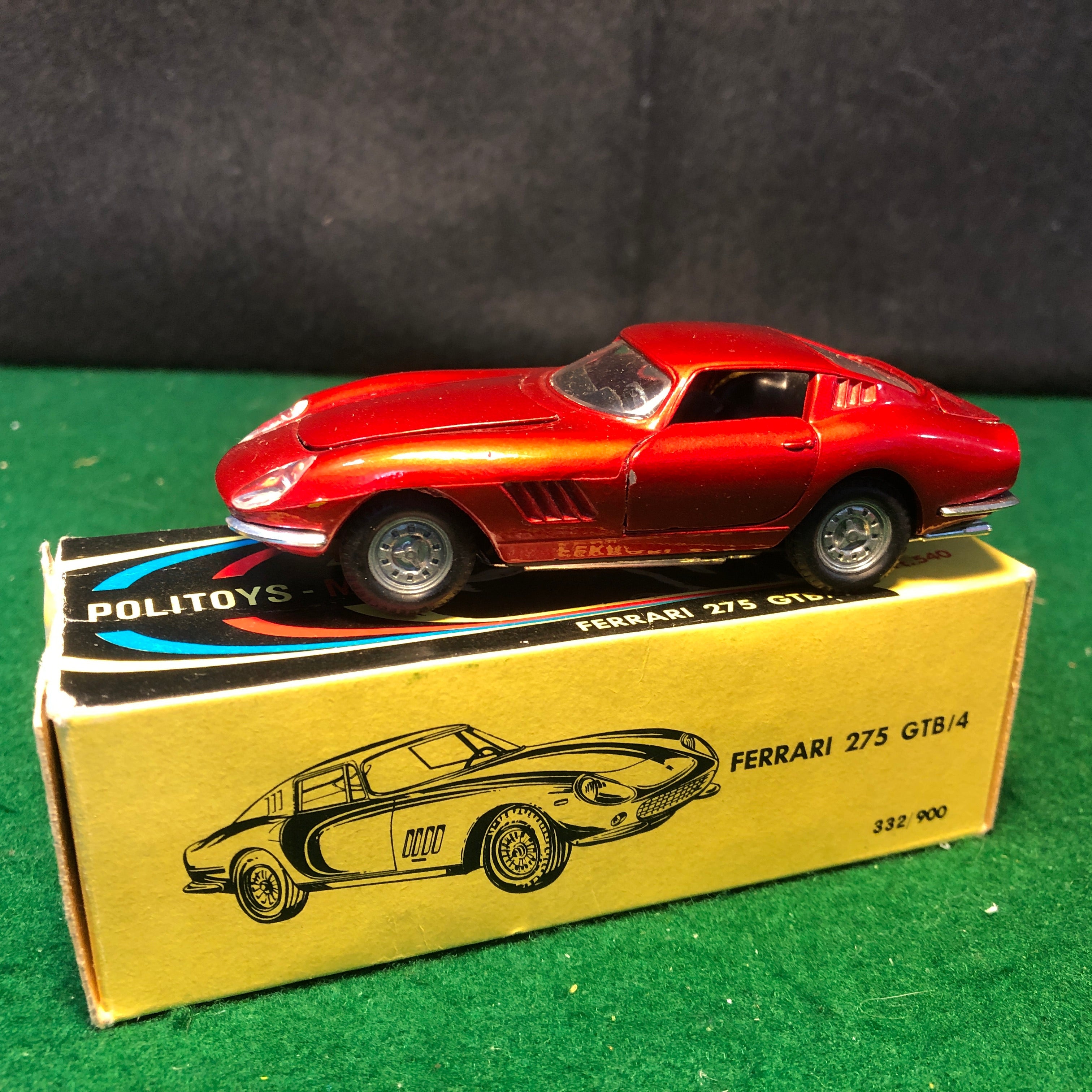 Ferrari 275 GTB/4 Red by Politoys 1:43 (540) - Petrolicious