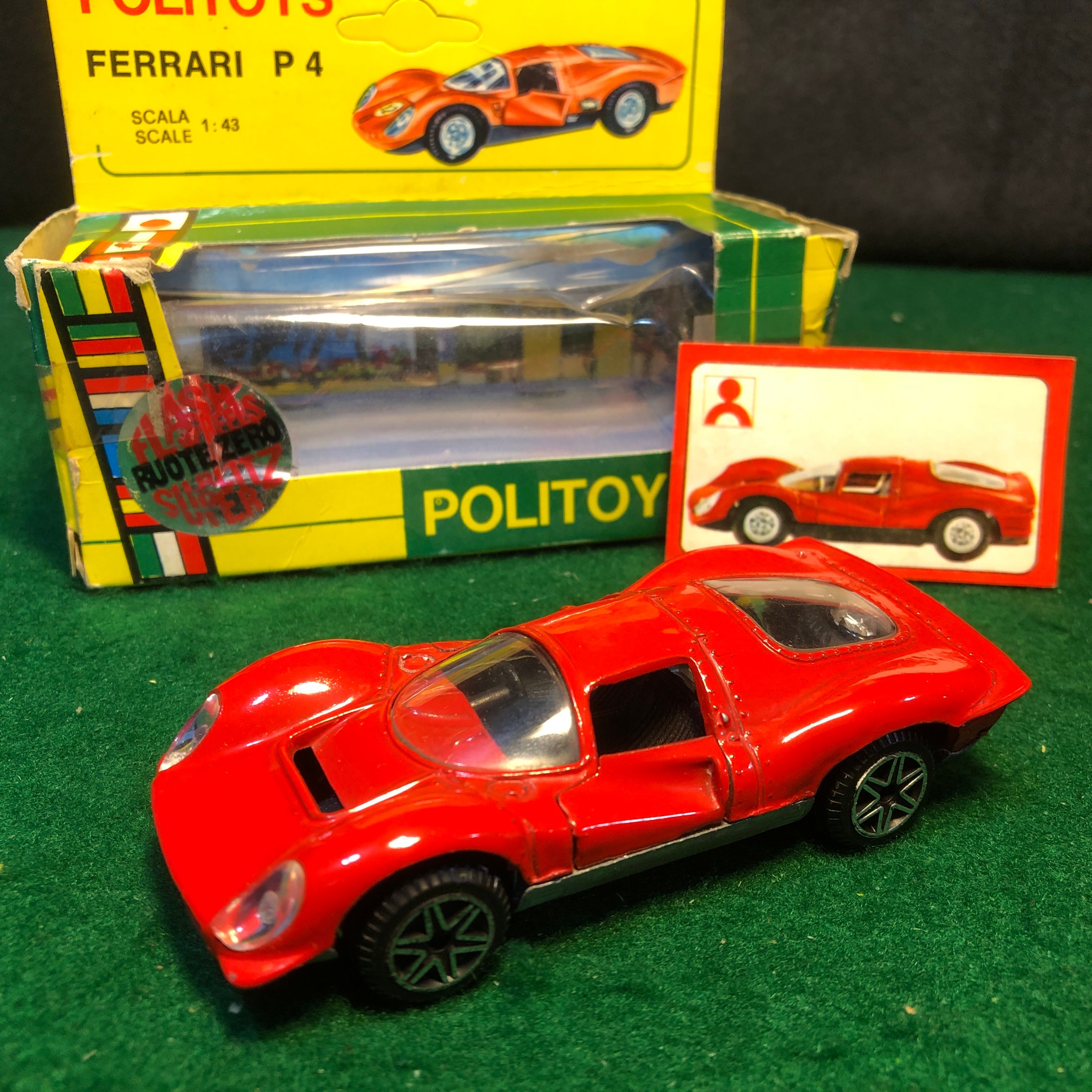 Ferrari 330 P4 Red by Politoys 1:43 (574)(Ruote Zero) - Petrolicious