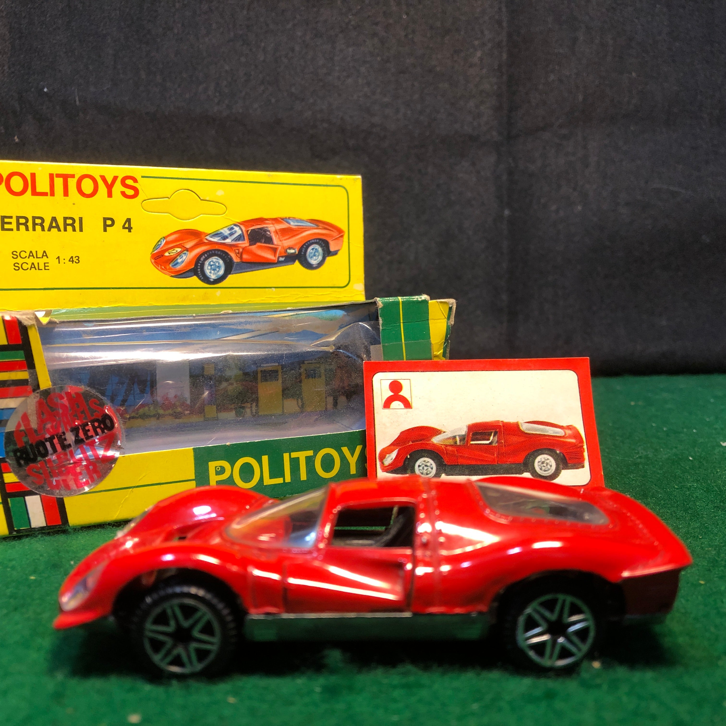 Ferrari 330 P4 Red by Politoys 1:43 (574)(Ruote Zero) - Petrolicious