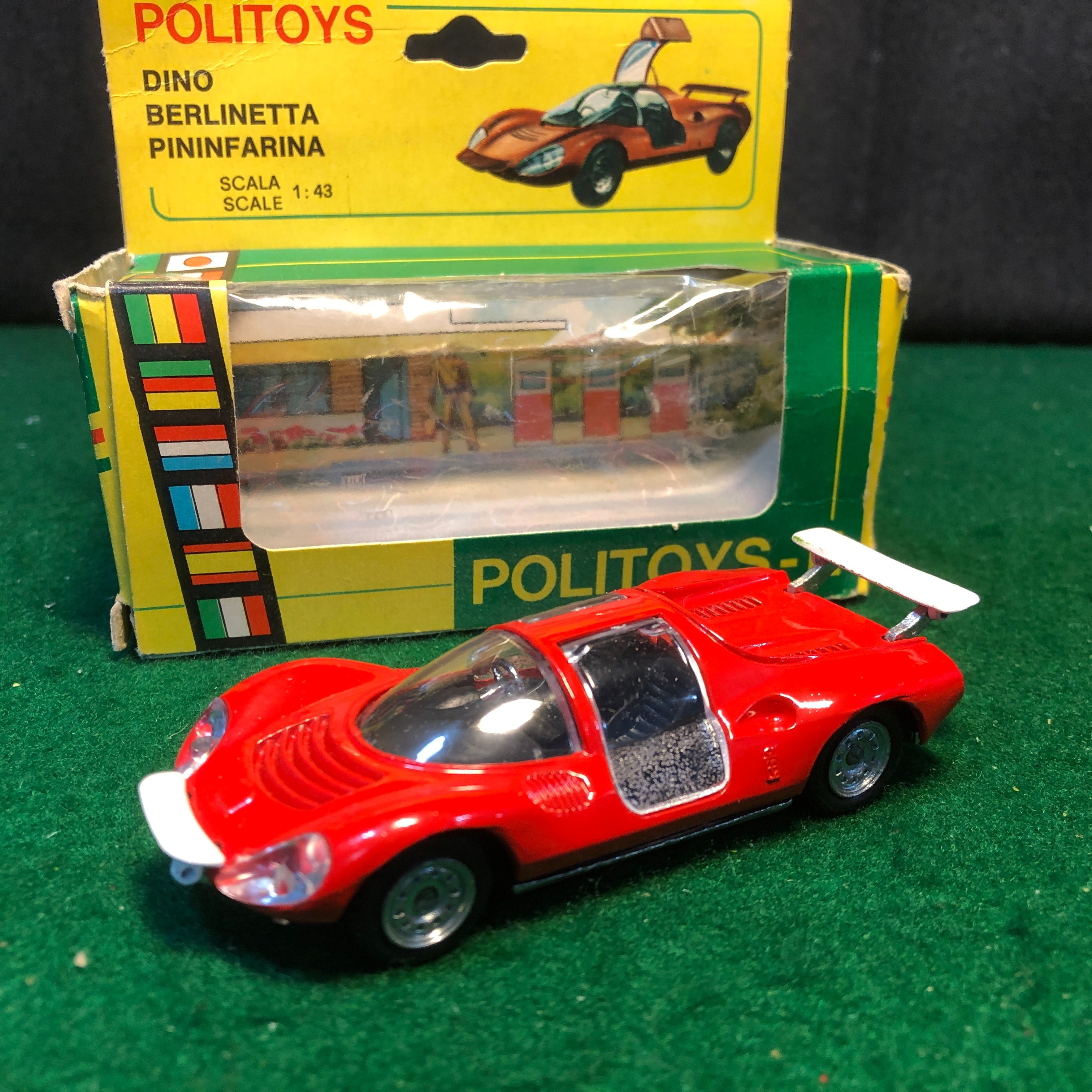 Ferrari Dino 206 Sport Red by Politoys 1:43 (589) - Default Title