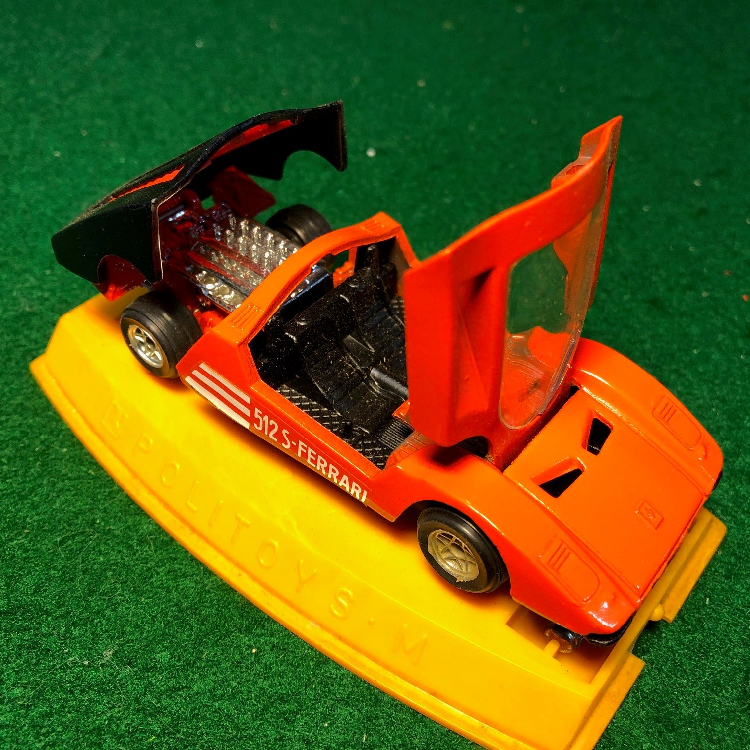 Ferrari 512 S Pininfarina Orange/Black by Politoys 1:43 (M13)