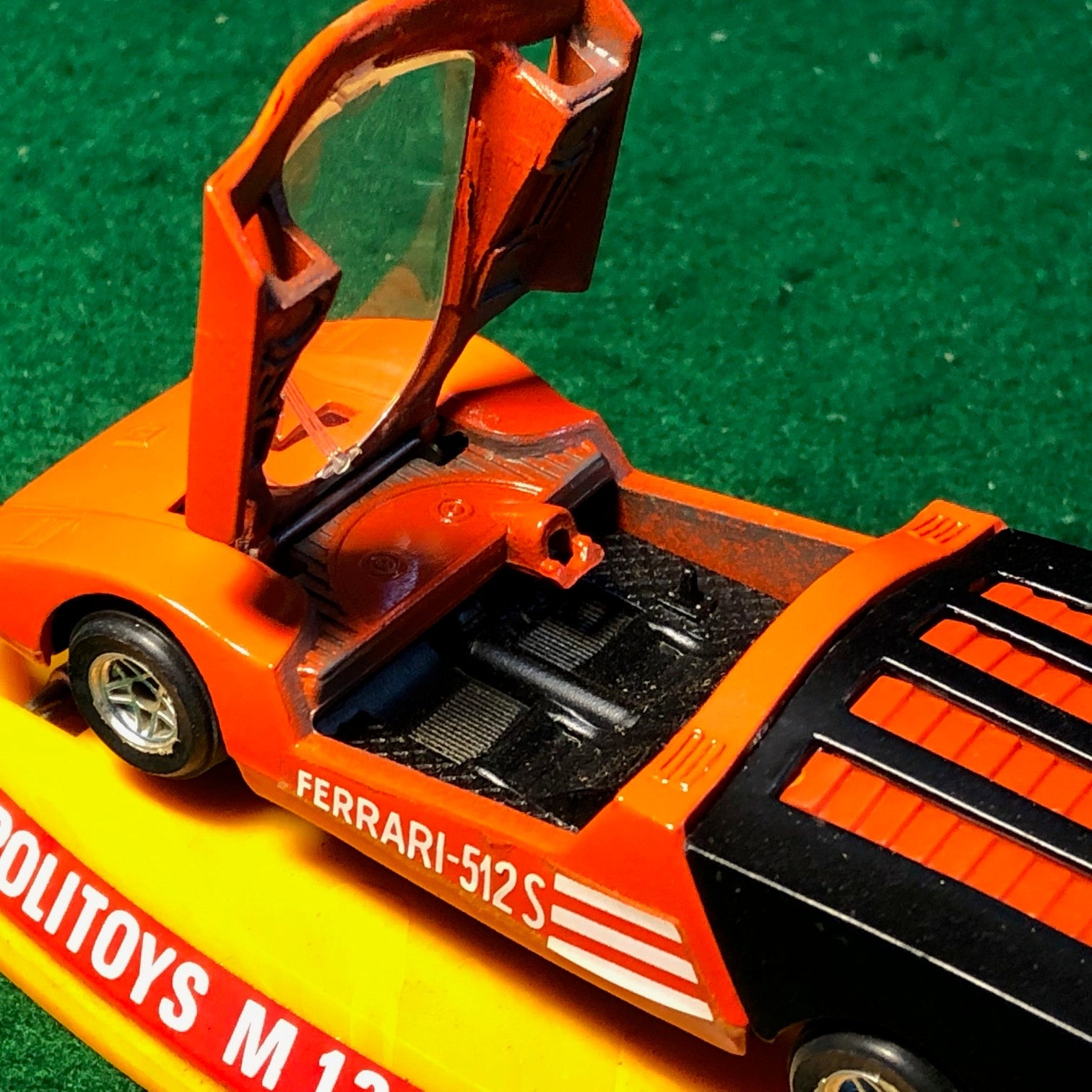 Ferrari 512 S Pininfarina Orange/Black by Politoys 1:43 (M13)