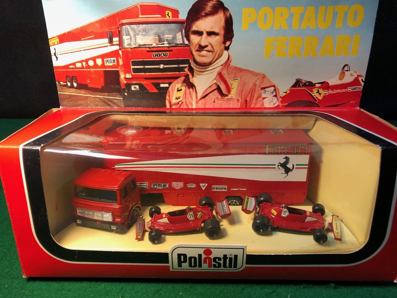 Ferrari Formula 1 Team Transporter & Cars 1:55 by Polistil (RJ101
