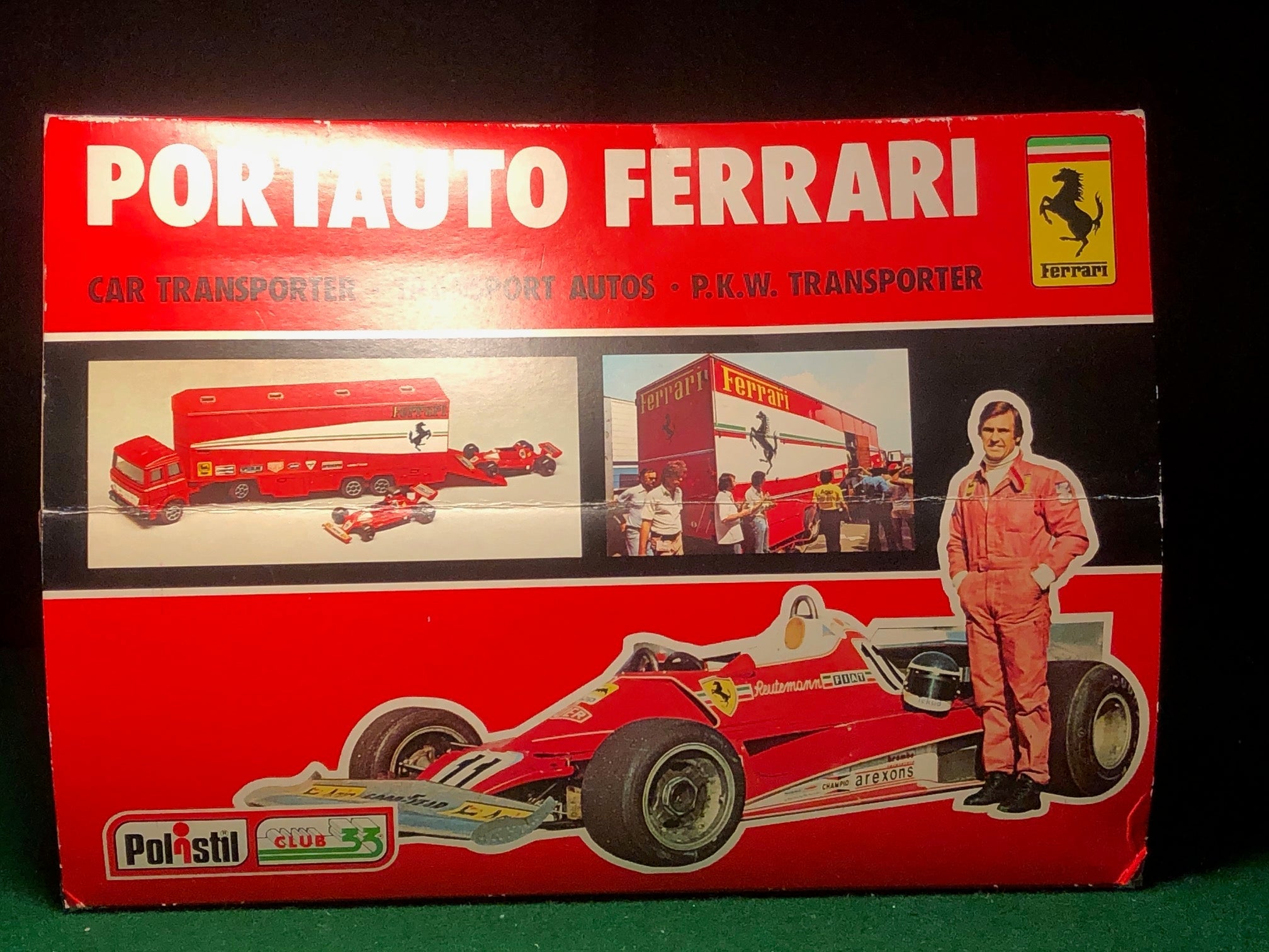 Ferrari Formula 1 Team Transporter & Cars 1:55 by Polistil (RJ101