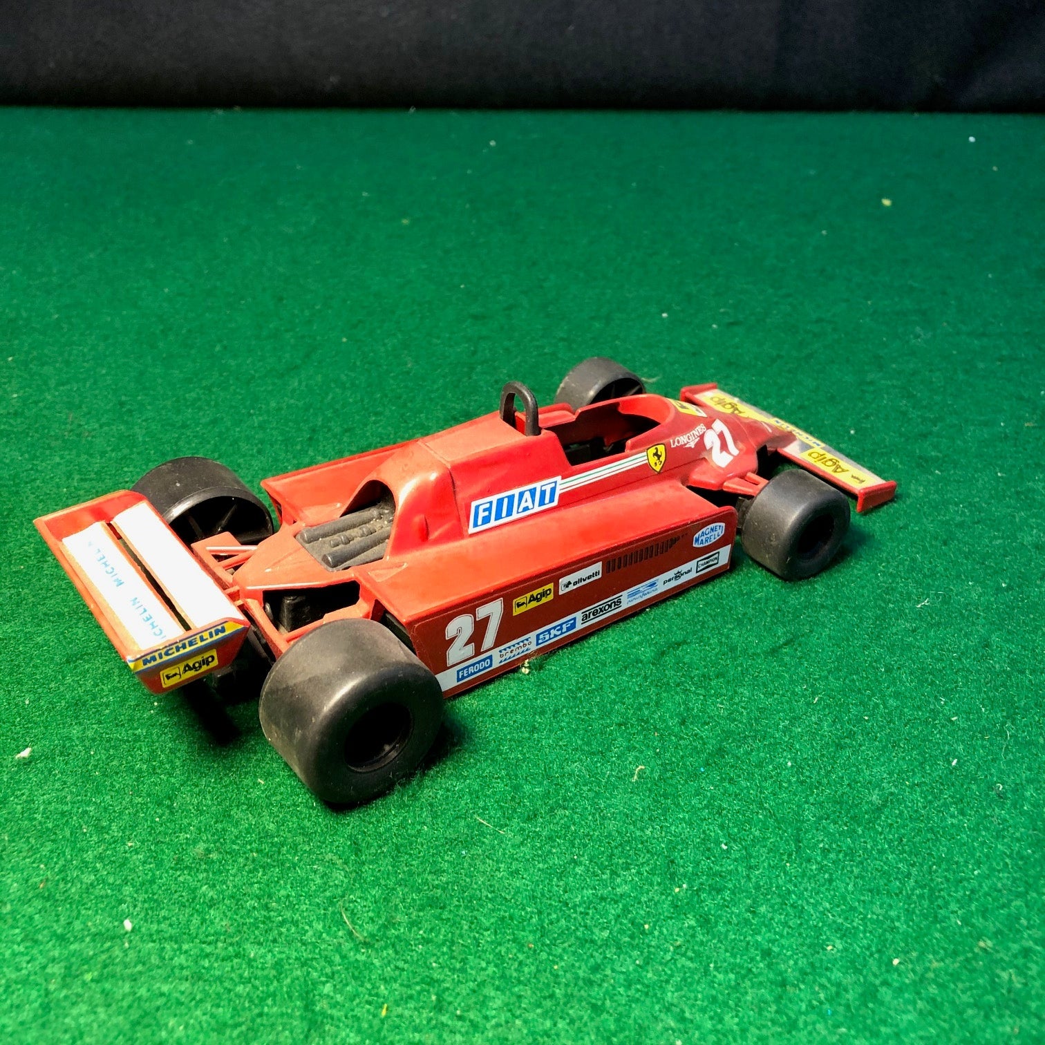 Ferrari 126 CK F1 Gilles Villeneuve N 27 by Polistil 1:23 (SN51)(No box)