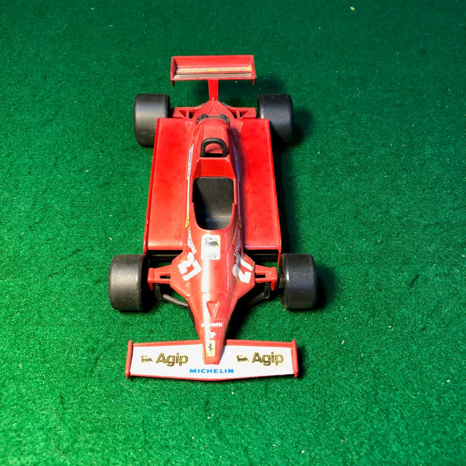 Ferrari 126 CK F1 Gilles Villeneuve N 27 by Polistil 1:23 (SN51)(No box)