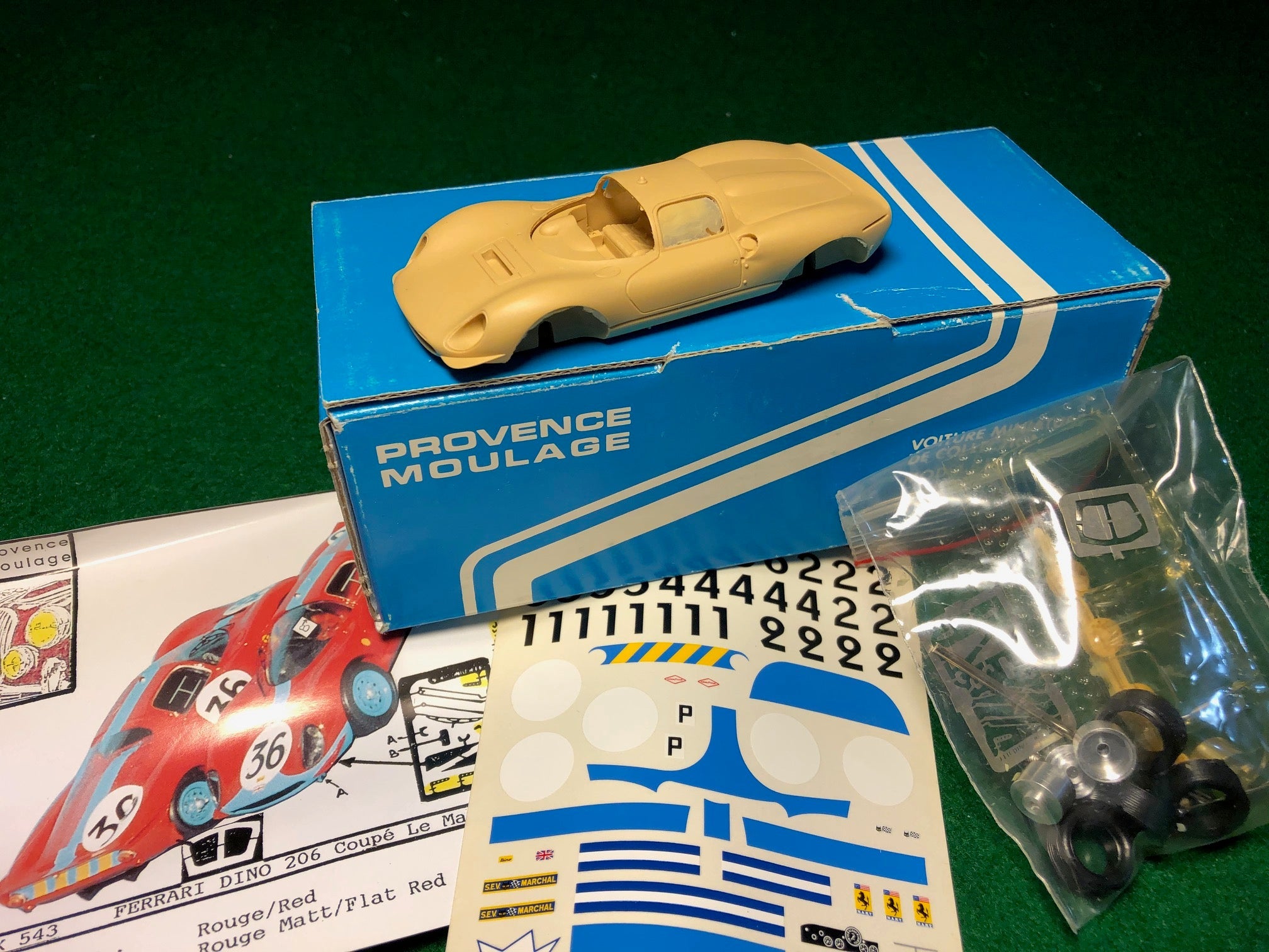 DDP models Dino 206 S 1/24スケール レジンキット Ferrari Dino 206s 1:24 scale full detail - my resin kit DDP models