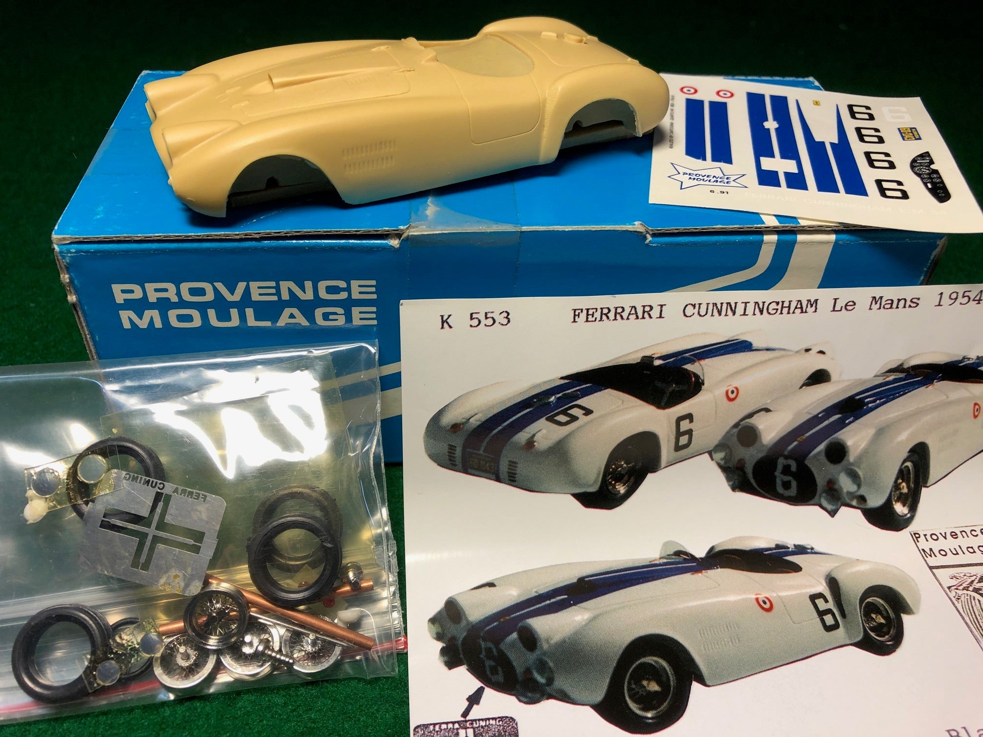 Ferrari 375 MM Cunningham Le Mans 1954, by Provence Moulage 1:43
