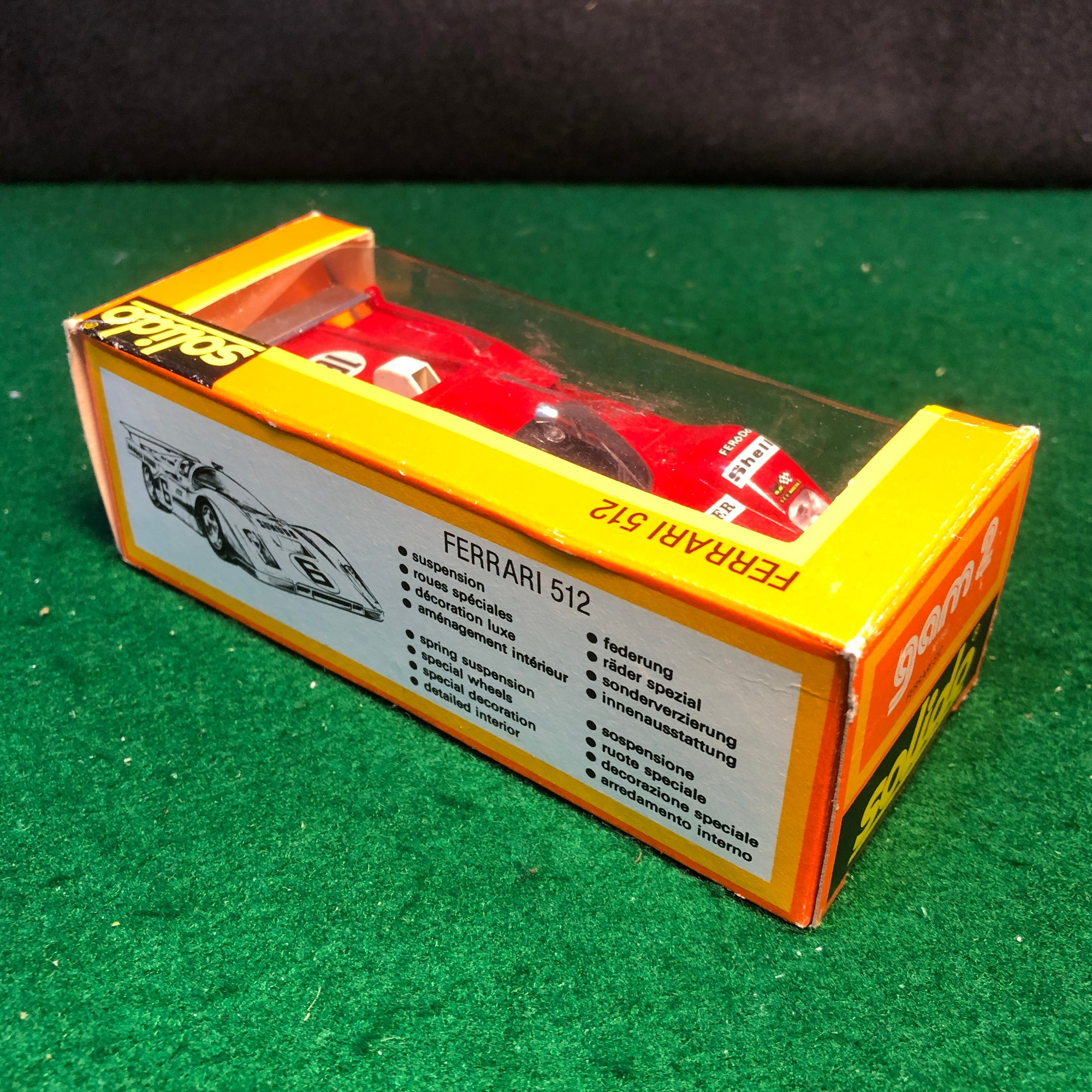Ferrari 512 M N 16 Sandeman Piper by Solido 1:43 (197)