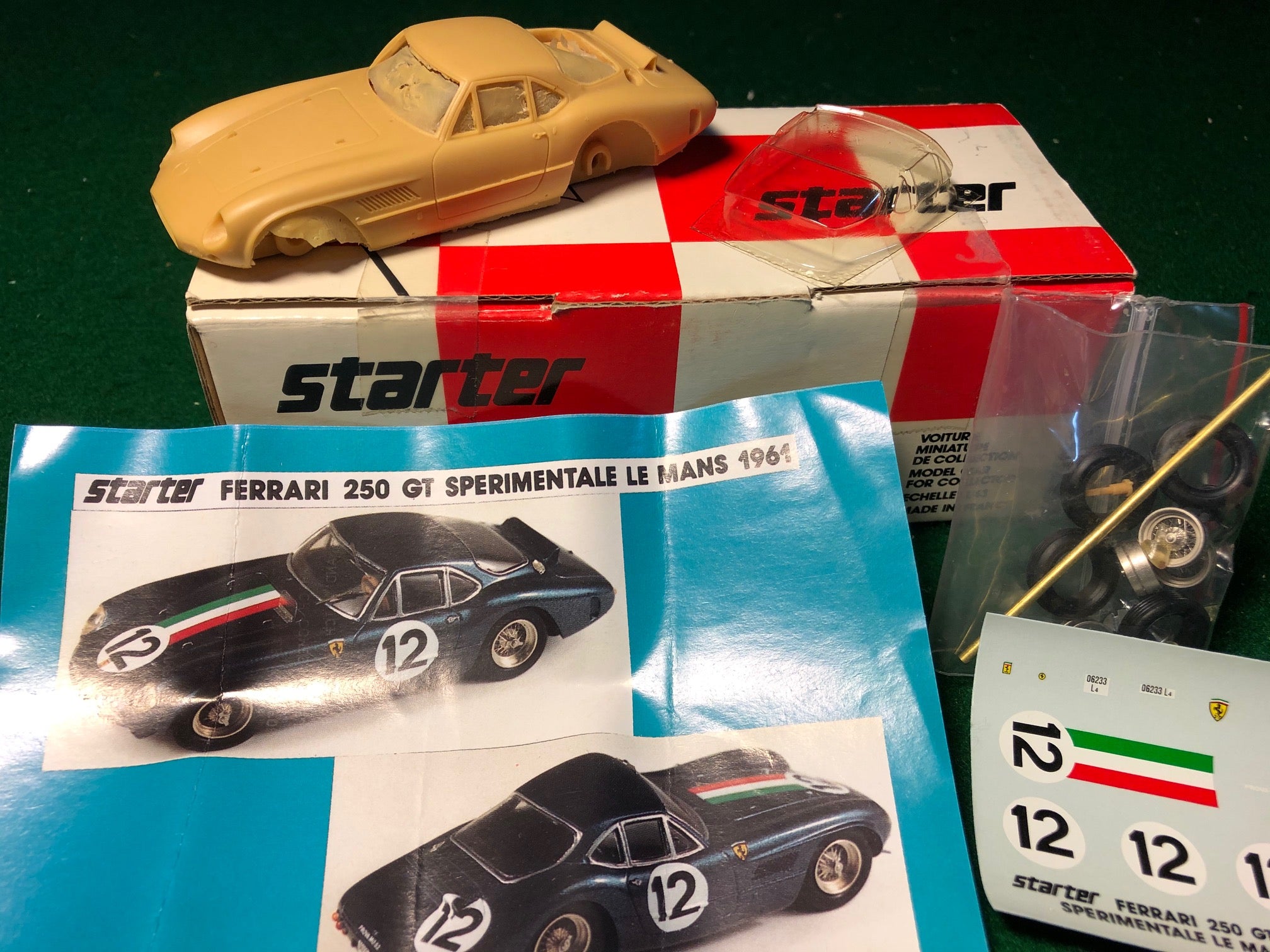 Ferrari 250 Experimentale N 12 Le Mans 1961 by Starter 1:43
