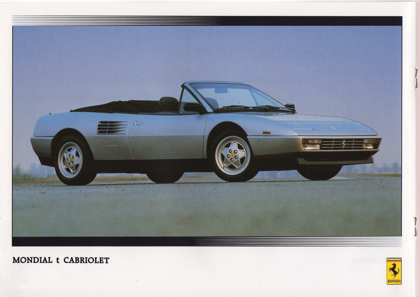 Ferrari Product Range 1991 Brochure (UK)(1/91) - Petrolicious