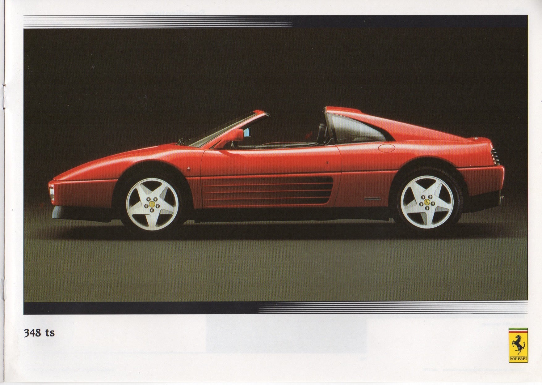 Ferrari Product Range 1991 Brochure (UK)(1/91) - Default Title
