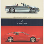 Maserati Spyder & Coupe Deluxe brochure (M01/02)(D)
