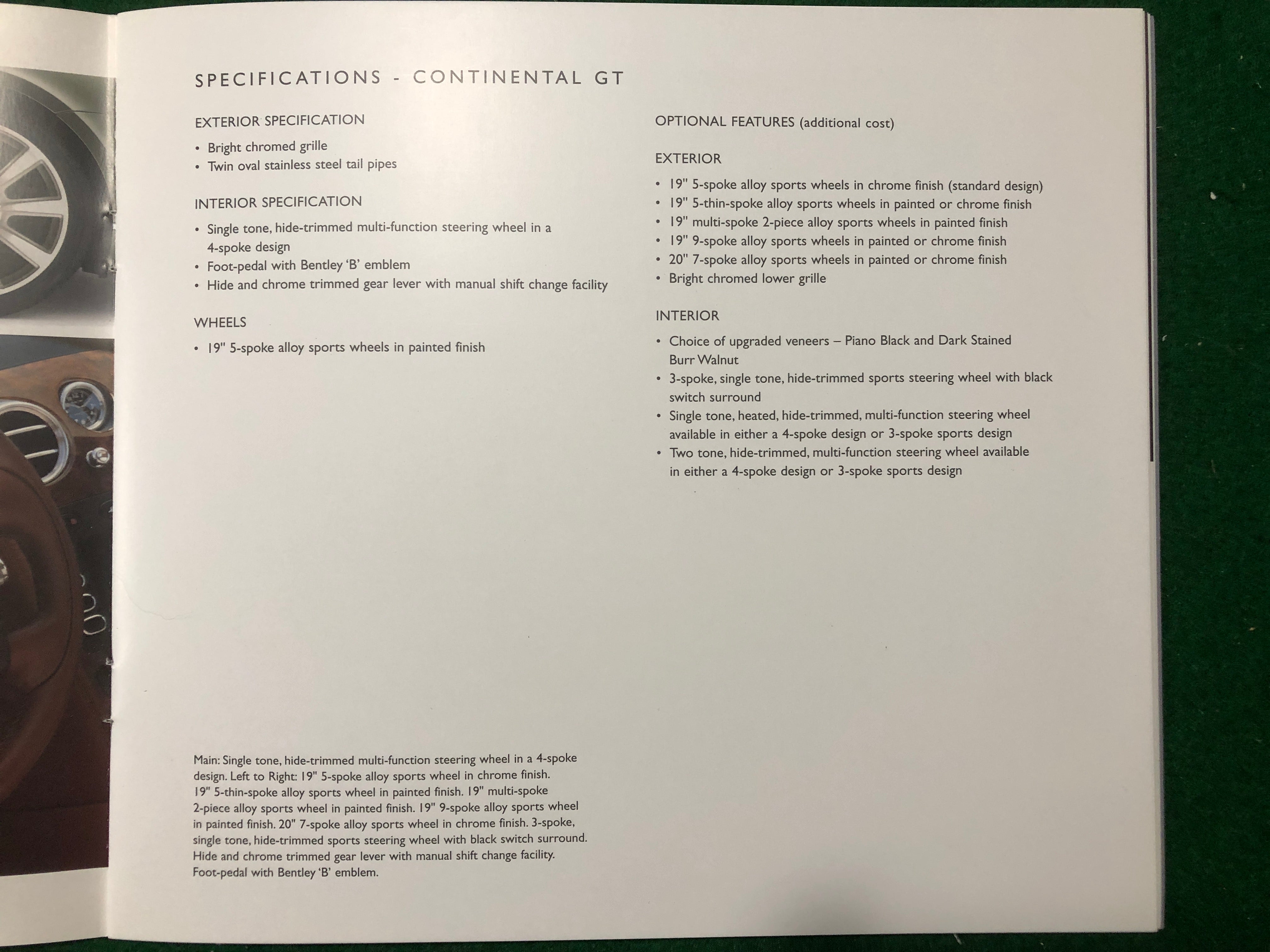 Bentley Continental GT Deluxe Brochure - Petrolicious
