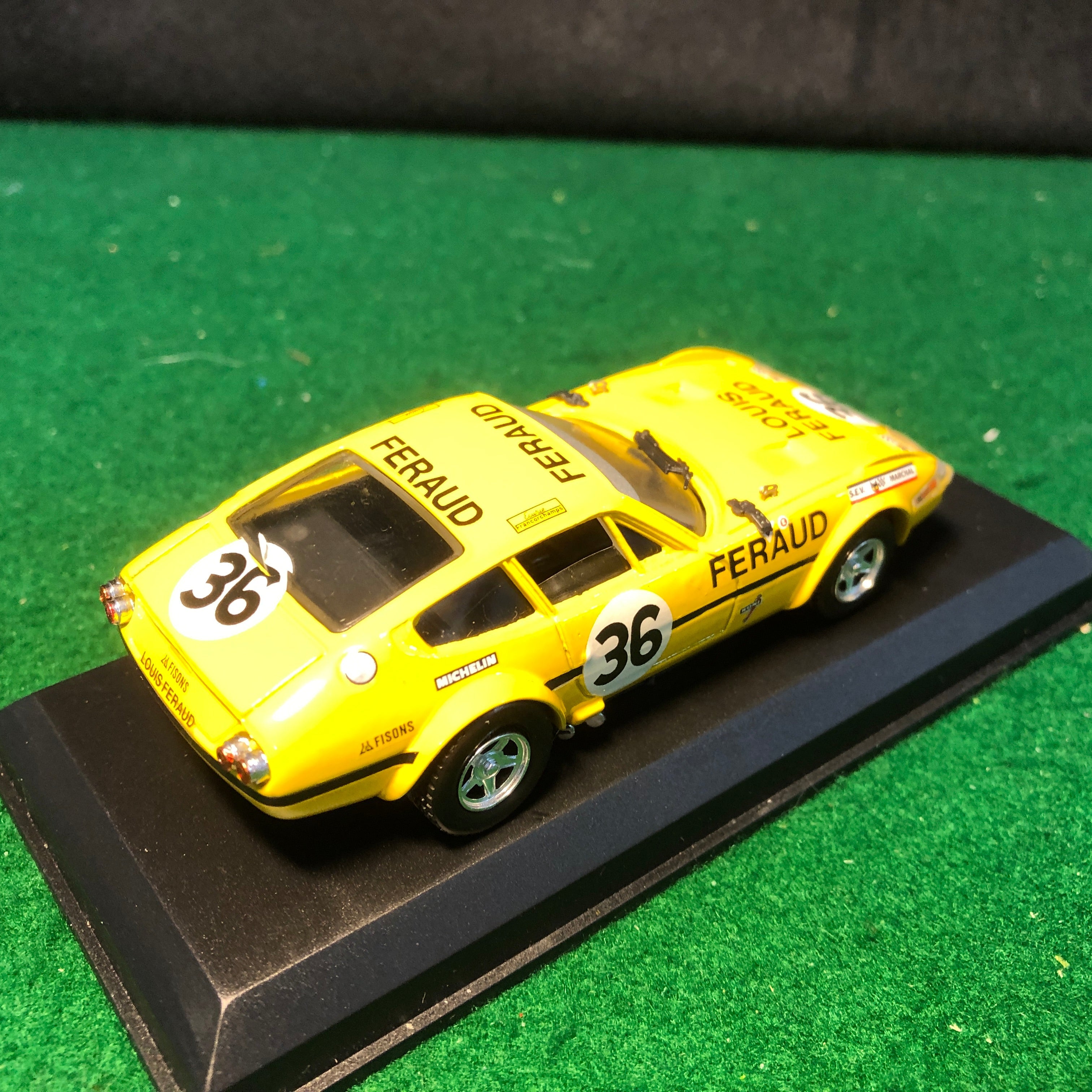 Ferrari 365 GTB/4 Comp Daytona N 36 Le Mans 1972 by Top Model 1:43